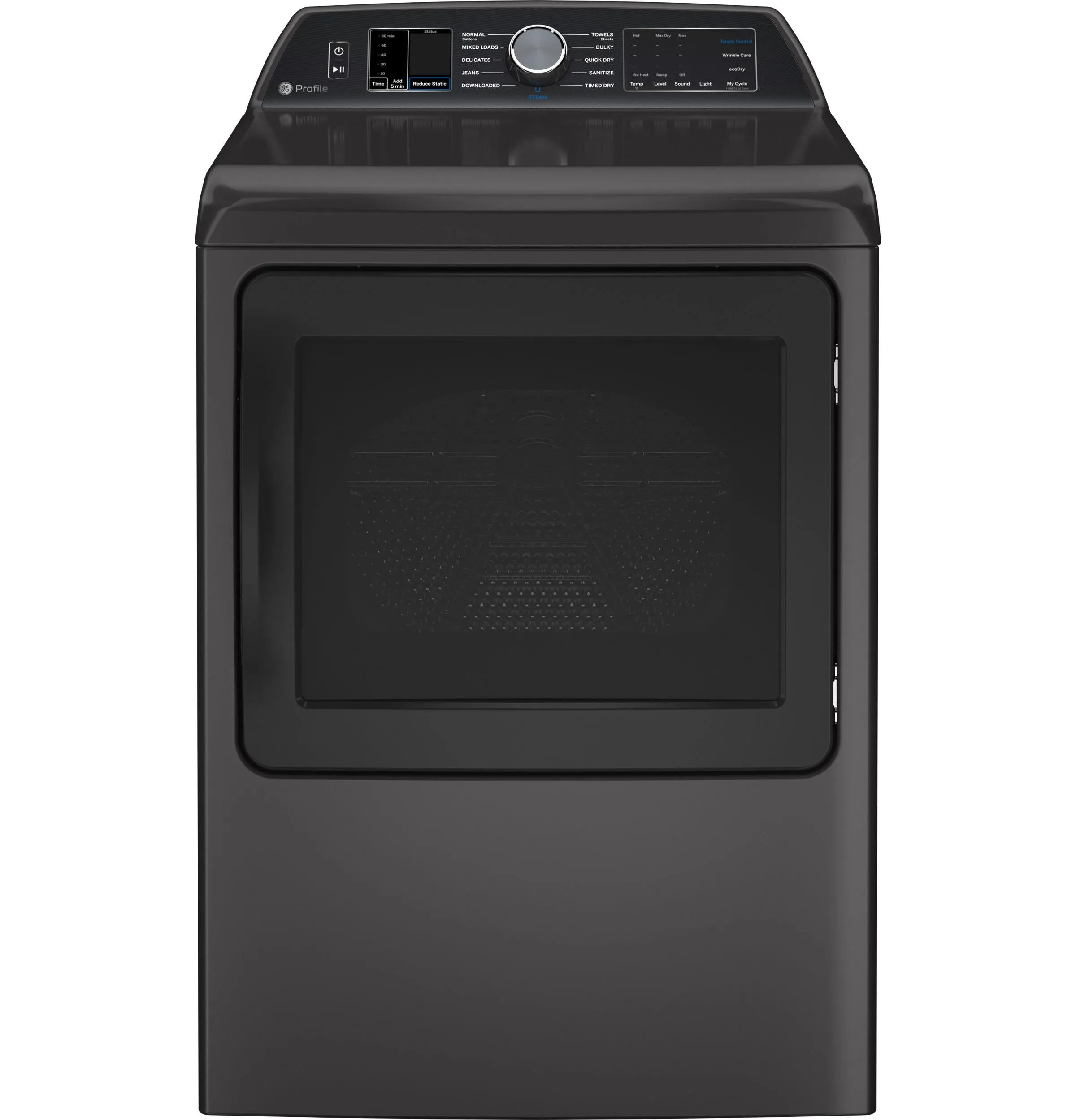 Ge Appliances PTD70EBPTDG Ge Profile&#8482; 7.4 Cu. Ft. Capacity Smart Aluminized Alloy Drum Electric Dryer With Sanitize Cycle And Sensor Dry