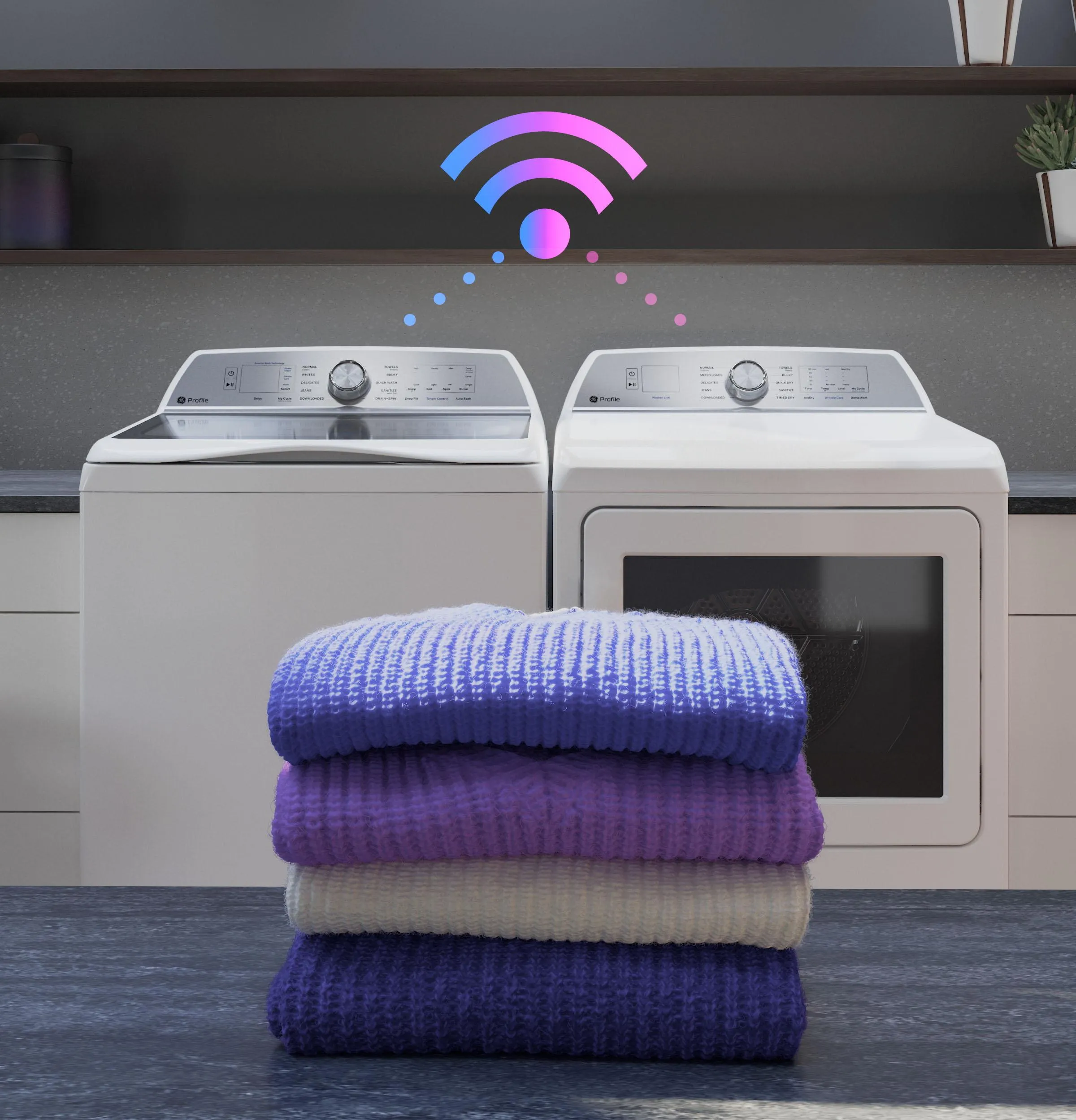 Ge Appliances PTD90EBPTDG Ge Profile&#8482; 7.3 Cu. Ft. Capacity Smart Electric Dryer With Fabric Refresh