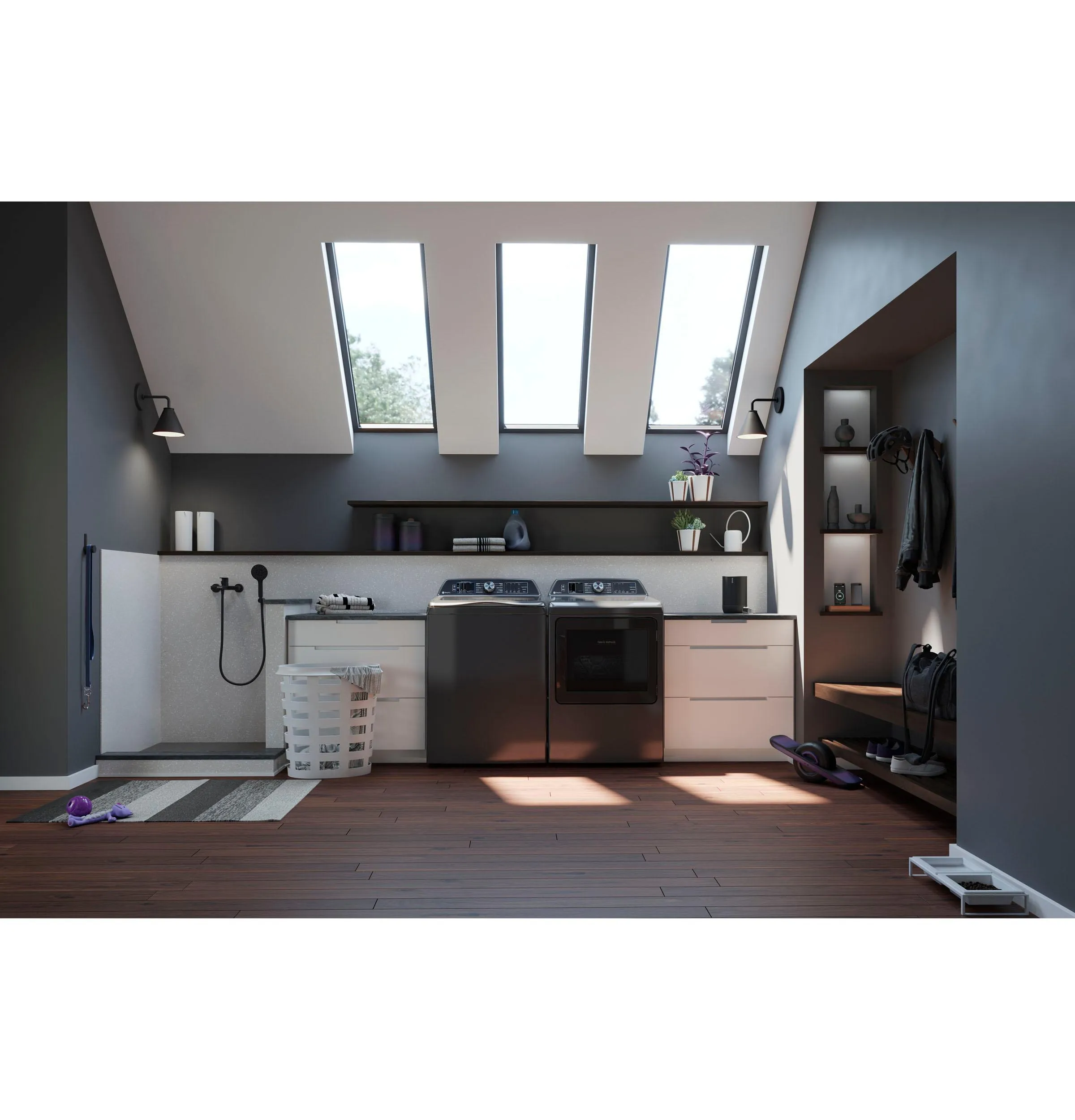 Ge Appliances PTD90EBPTDG Ge Profile&#8482; 7.3 Cu. Ft. Capacity Smart Electric Dryer With Fabric Refresh