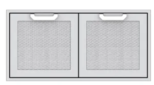 Hestan AGAD42DG Hestan 42 Double Access Doors Agad - Dark Grey (Custom Color: Pacific Fog)