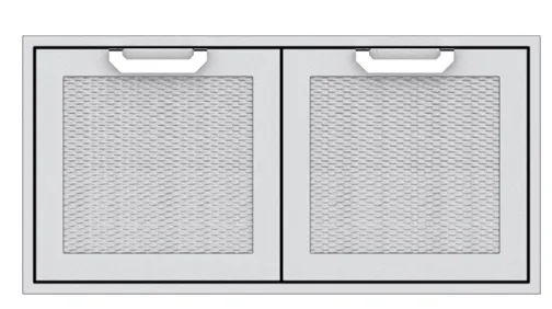 Hestan AGAD42DG Hestan 42 Double Access Doors Agad - Dark Grey (Custom Color: Pacific Fog)