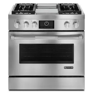 Jennair JDRP536WP Pro-Style 36 Dual-Fuel Range With Griddle And Multimode Convection