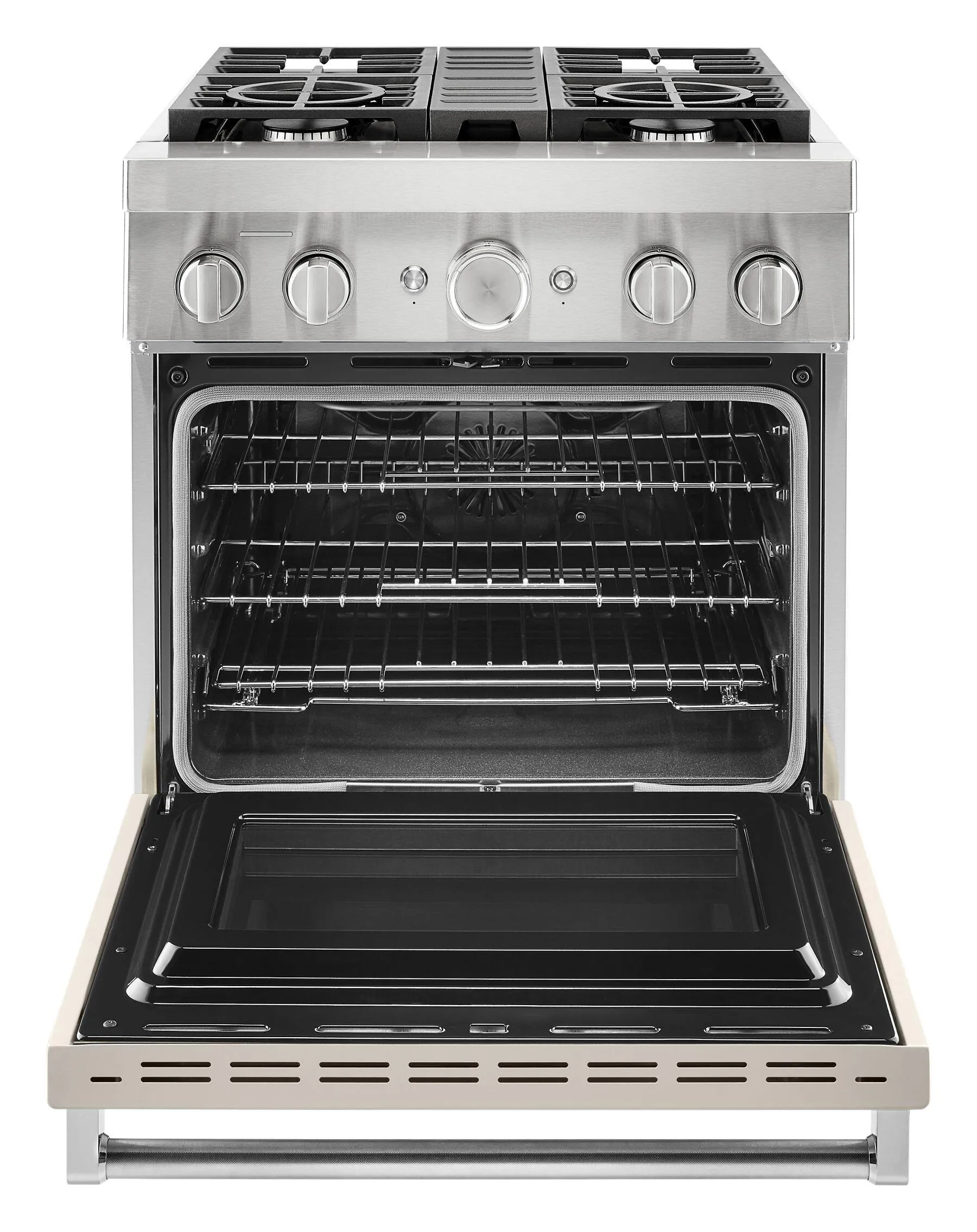 Kitchenaid KFDC500JMH Kitchenaid 30'' Smart Commercial-Style Dual Fuel Range With 4 Burners - Milkshake