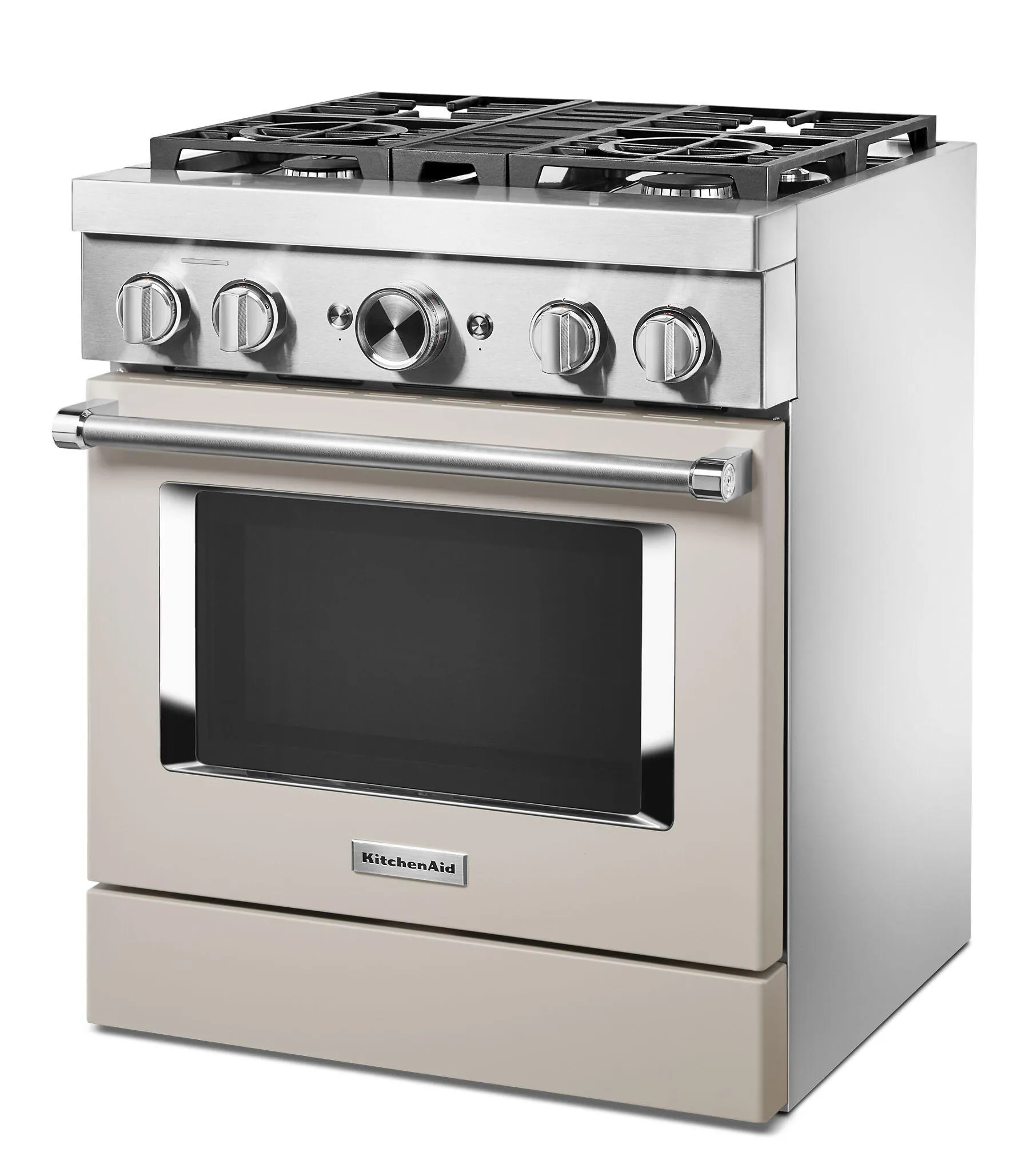 Kitchenaid KFDC500JMH Kitchenaid 30'' Smart Commercial-Style Dual Fuel Range With 4 Burners - Milkshake