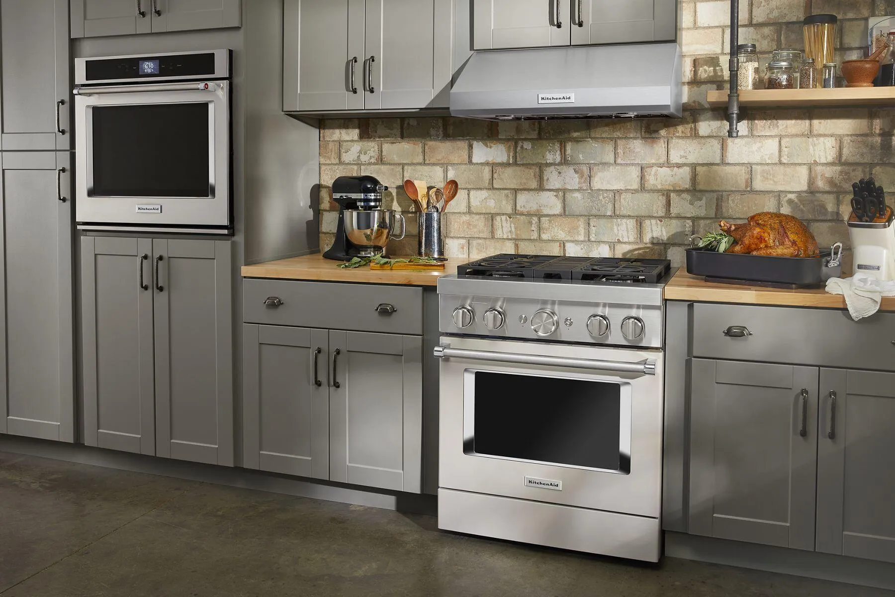 Kitchenaid KFDC500JMH Kitchenaid 30'' Smart Commercial-Style Dual Fuel Range With 4 Burners - Milkshake