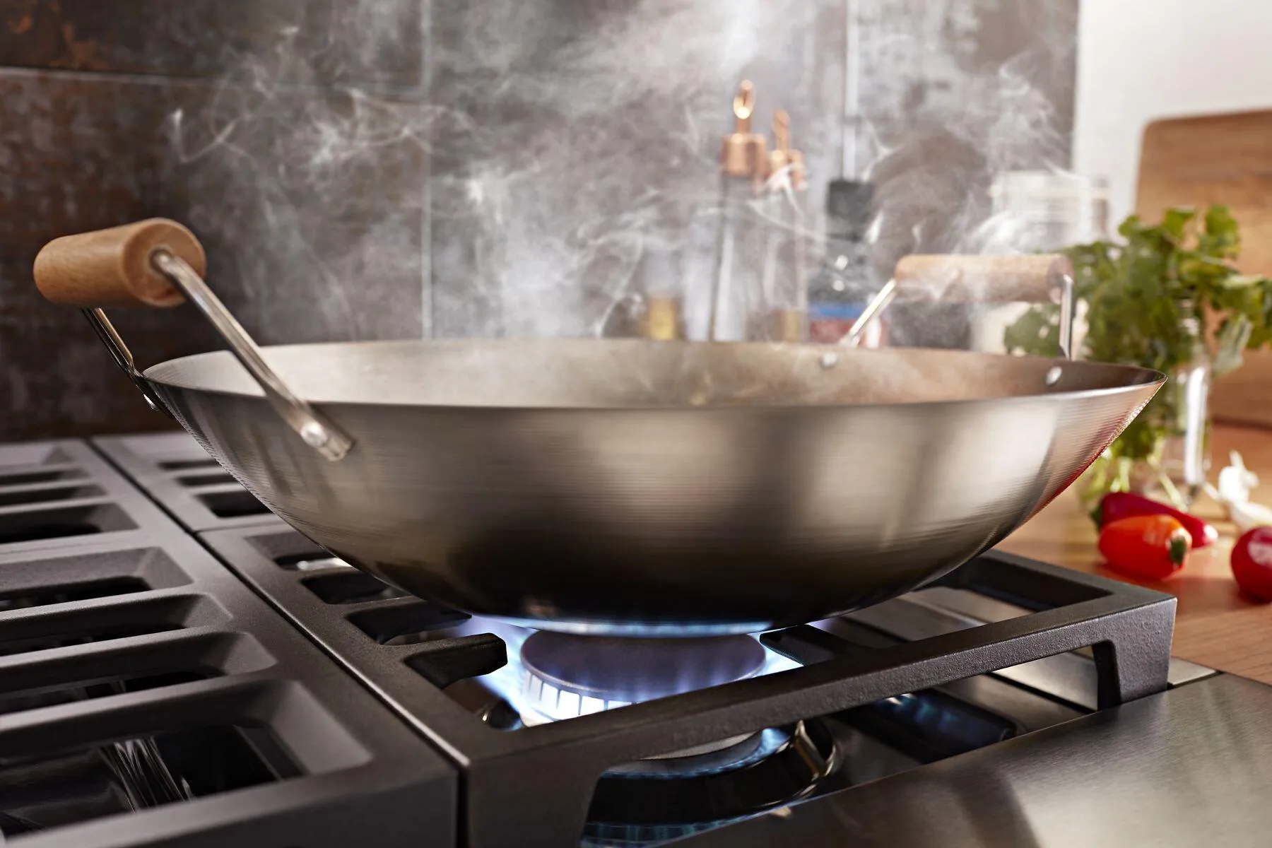 Kitchenaid KFDC506JYP Kitchenaid 36'' Smart Commercial-Style Dual Fuel Range With 6 Burners - Yellow Pepper