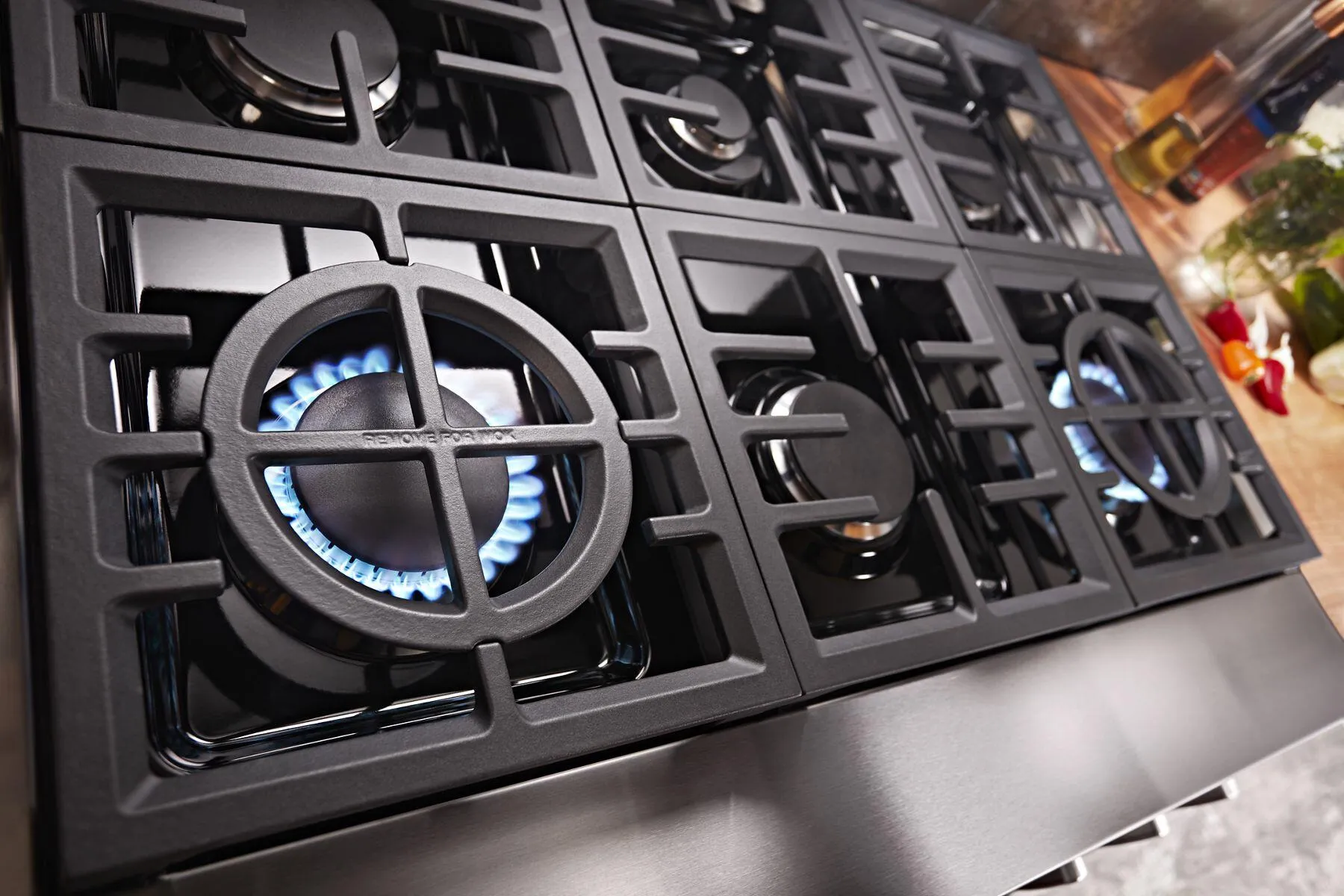 Kitchenaid KFDC506JYP Kitchenaid 36'' Smart Commercial-Style Dual Fuel Range With 6 Burners - Yellow Pepper