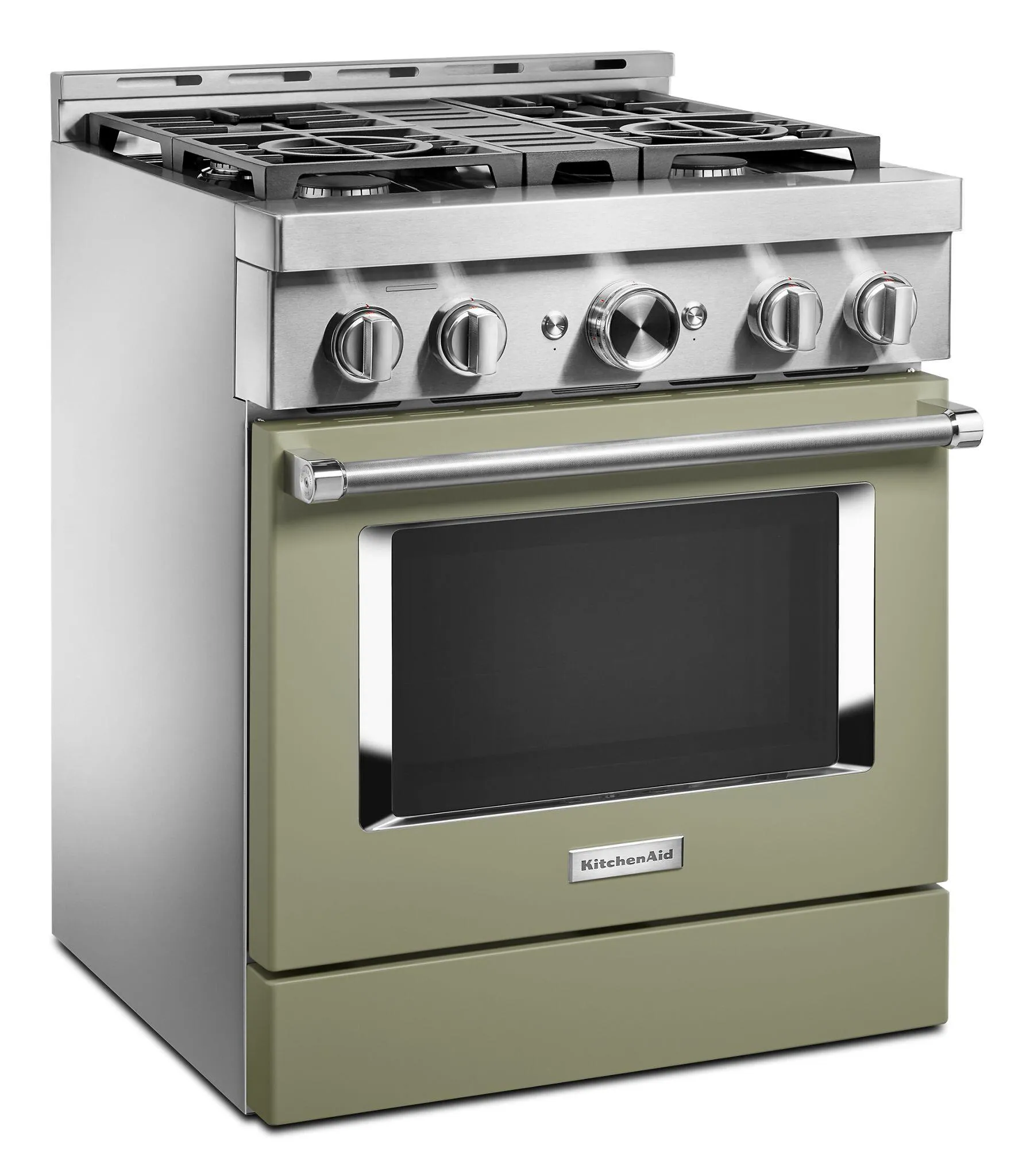 Kitchenaid KFGC500JAV Kitchenaid 30'' Smart Commercial-Style Gas Range With 4 Burners - Avocado Cream