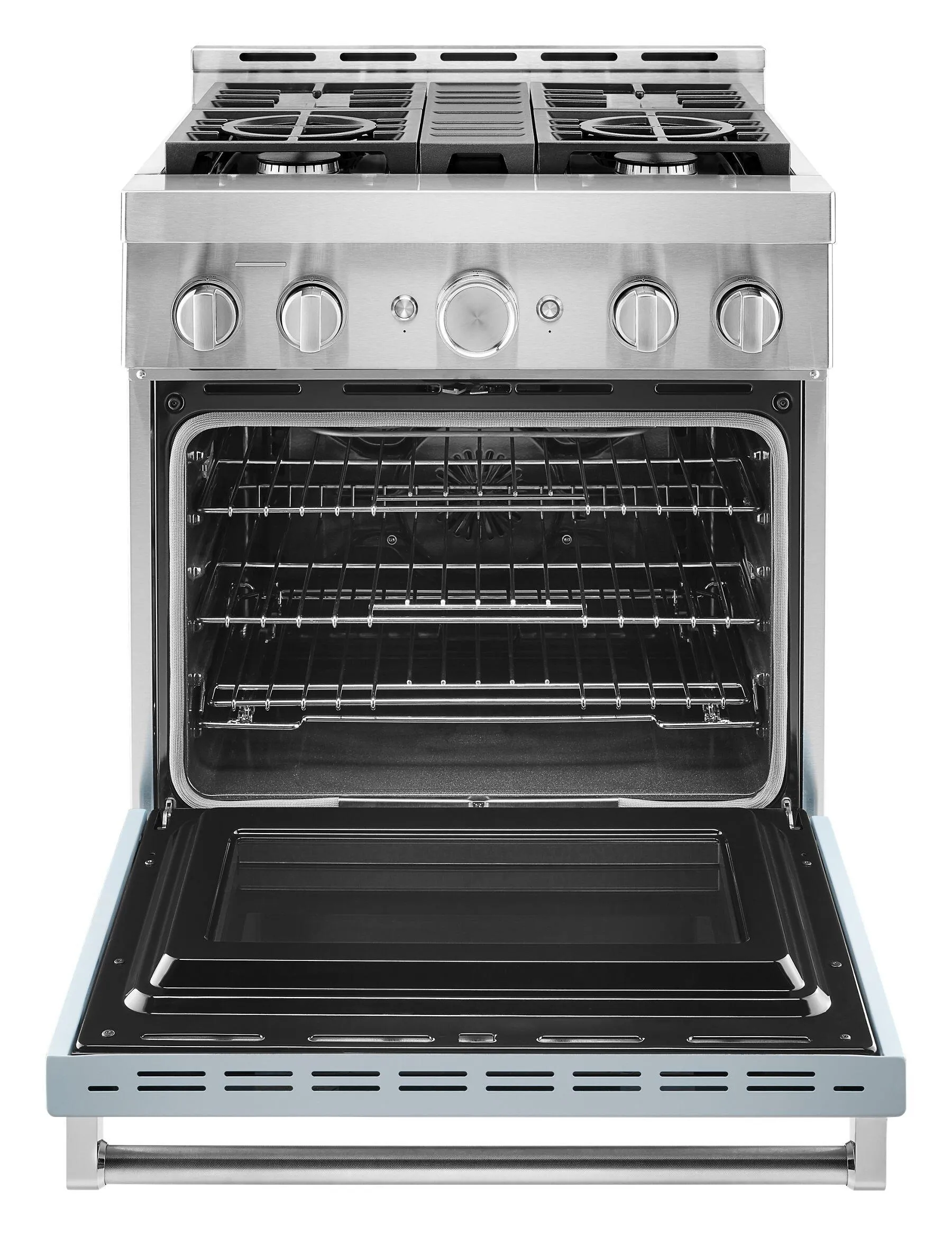 Kitchenaid KFGC500JMB Kitchenaid 30'' Smart Commercial-Style Gas Range With 4 Burners - Misty Blue