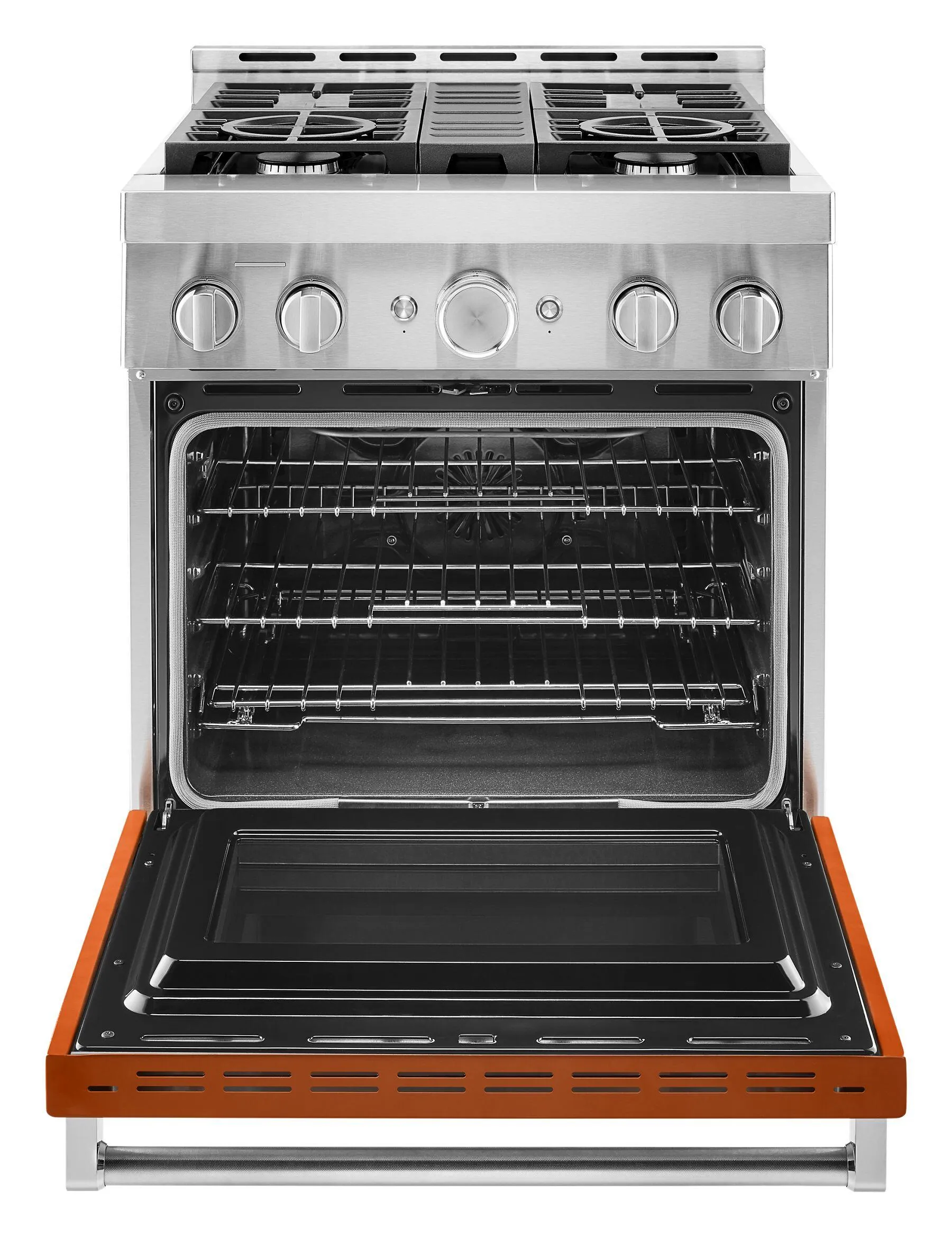 Kitchenaid KFGC500JSC Kitchenaid 30'' Smart Commercial-Style Gas Range With 4 Burners - Scorched Orange