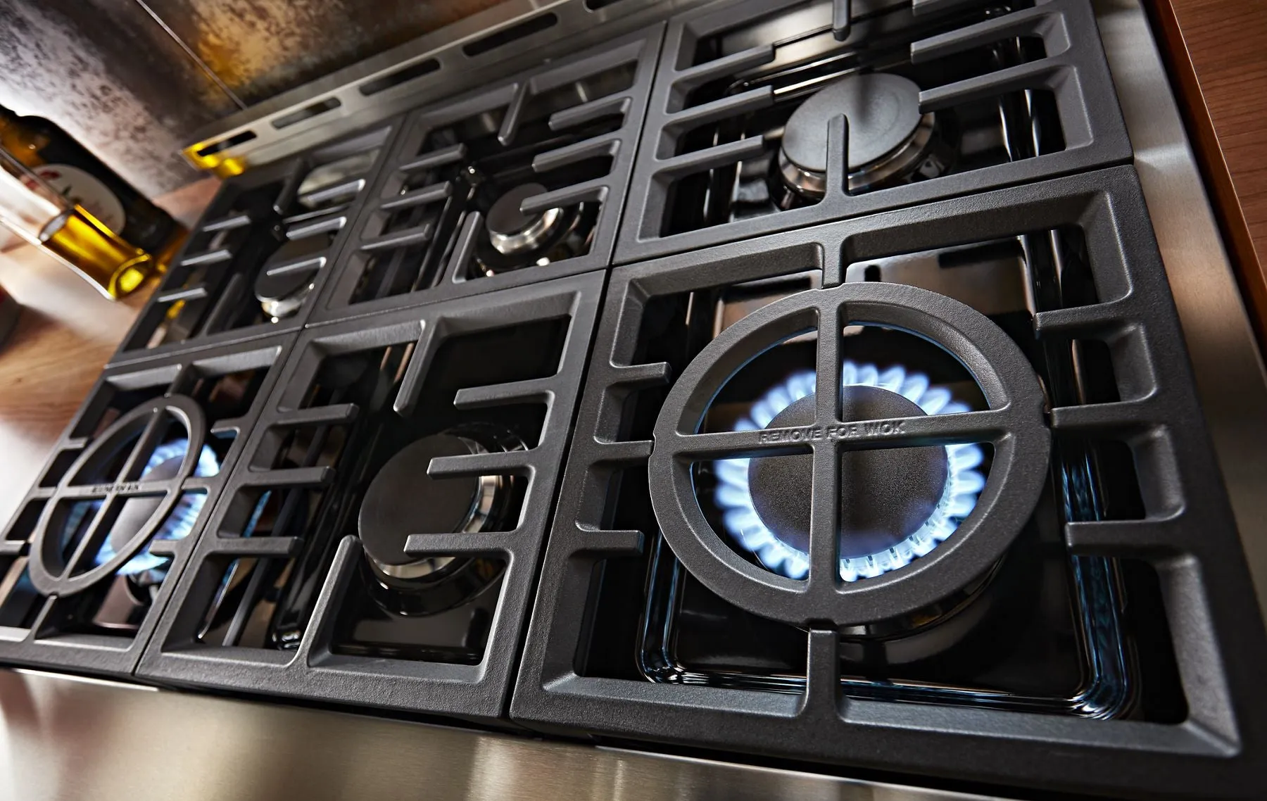 Kitchenaid KFGC506JAV Kitchenaid 36'' Smart Commercial-Style Gas Range With 6 Burners - Avocado Cream