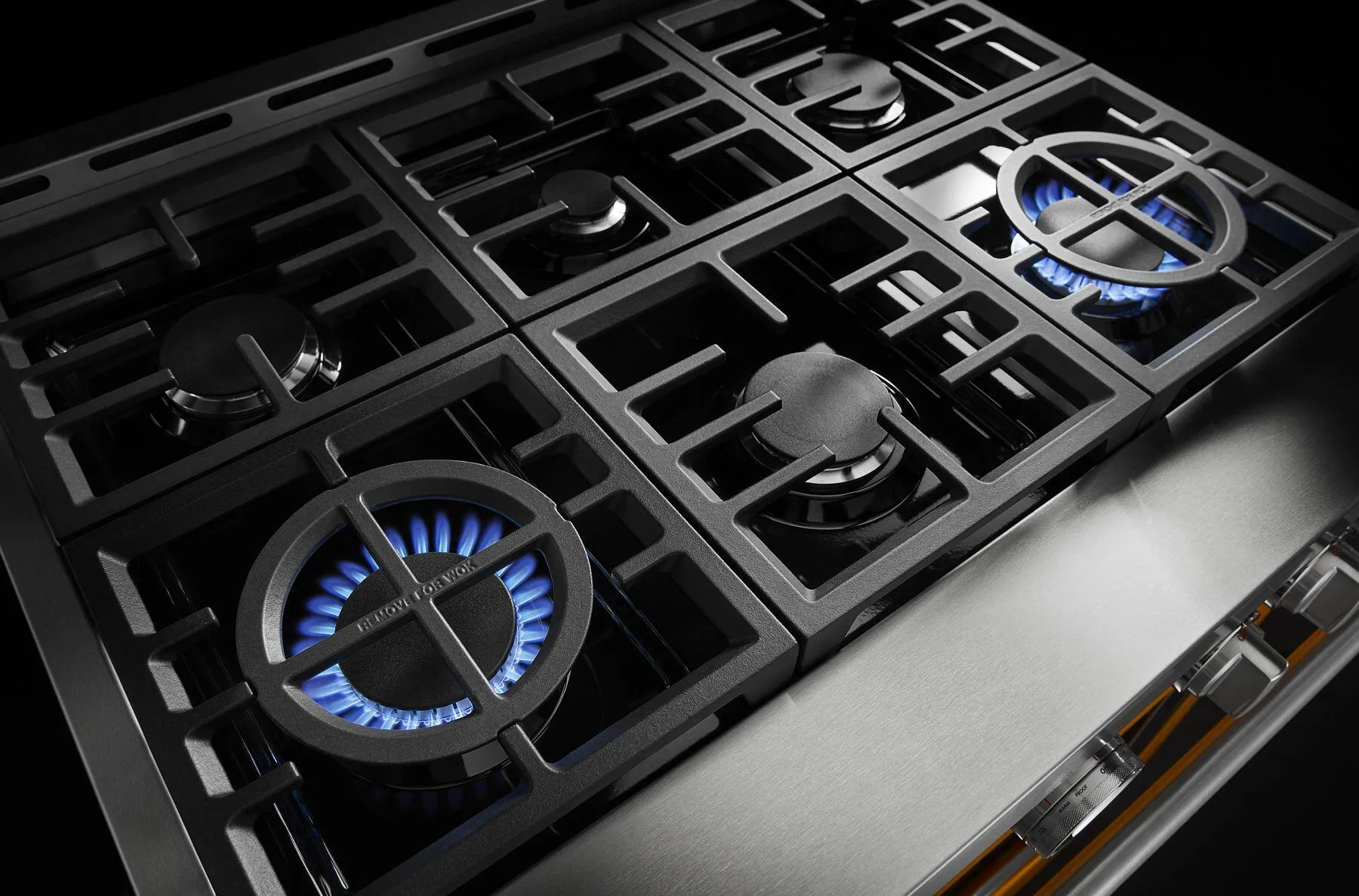 Kitchenaid KFGC506JYP Kitchenaid 36'' Smart Commercial-Style Gas Range With 6 Burners - Yellow Pepper