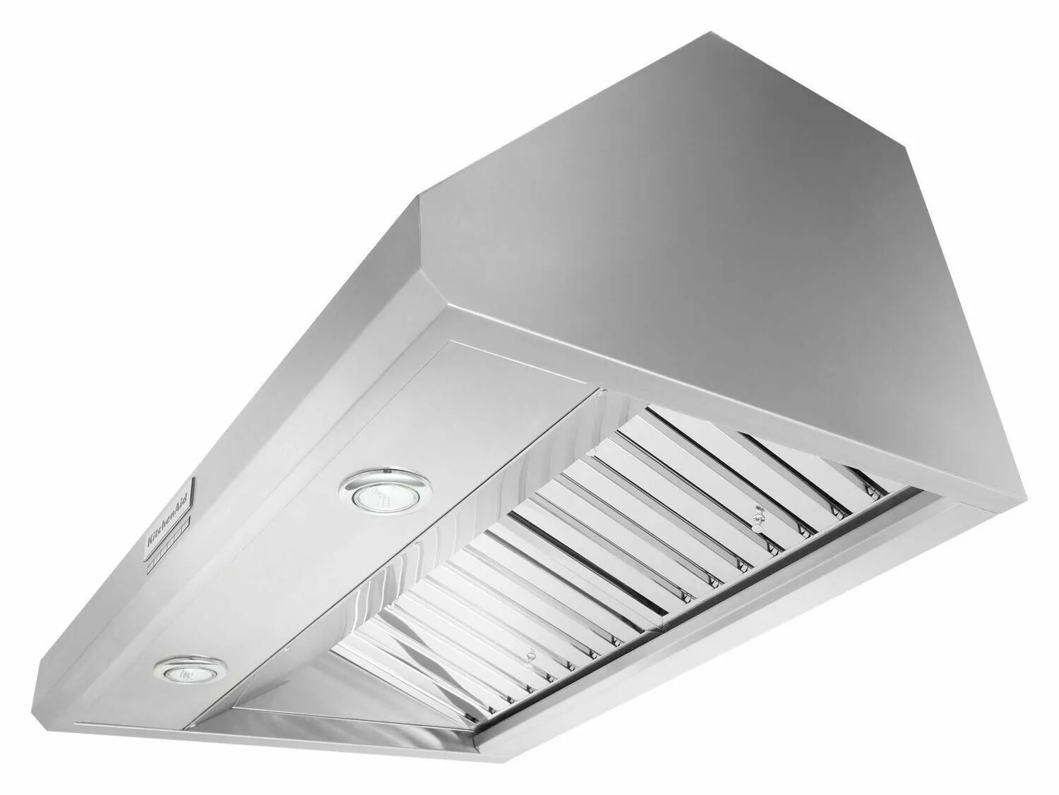 Kitchenaid KVWC906KSS 36 585 Or 1170 Cfm Motor Class Commercial-Style Wall-Mount Canopy Range Hood - Stainless Steel