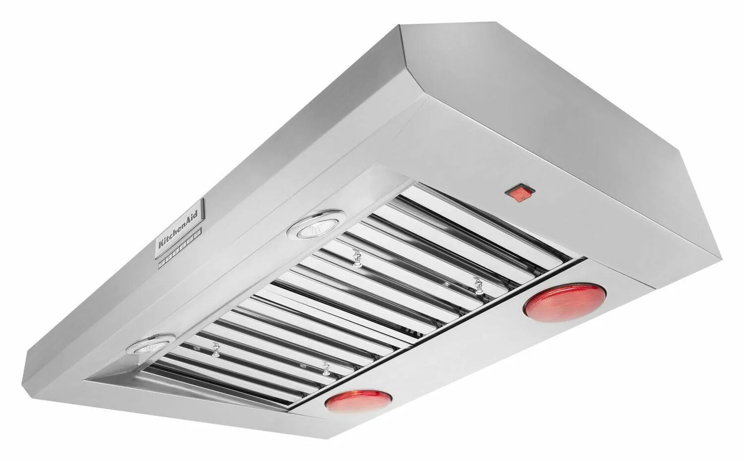 Kitchenaid KVWC956KSS 36 585 Or 1170 Cfm Motor Class Commercial-Style Wall-Mount Canopy Range Hood - Stainless Steel