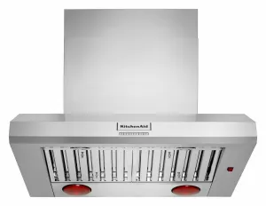Kitchenaid KVWC956KSS 36 585 Or 1170 Cfm Motor Class Commercial-Style Wall-Mount Canopy Range Hood - Stainless Steel