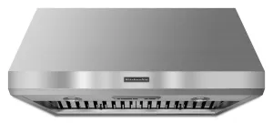 Kitchenaid KXW8736YSS 36'' Wall-Mount 600-1200 Cfm Canopy Hood. Commercial-Style Stainless Steel