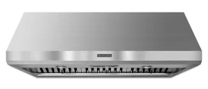 Kitchenaid KXW8748YSS 48'' Wall-Mount 600-1200 Cfm Canopy Hood. Commercial-Style Stainless Steel