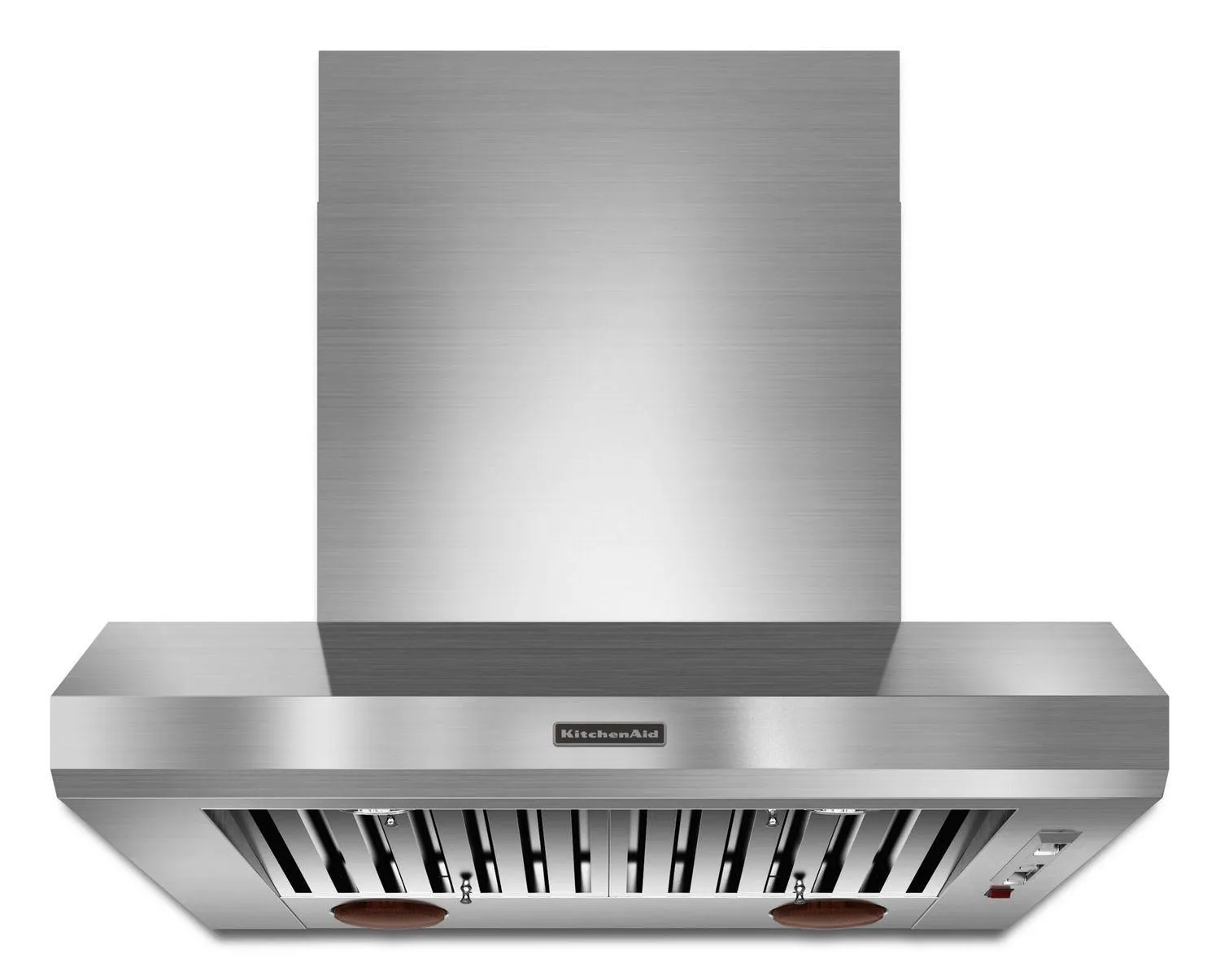 Kitchenaid KXW9736YSS 36'' Wall-Mount 600-1200 Cfm Canopy Hood. Commercial-Style Stainless Steel