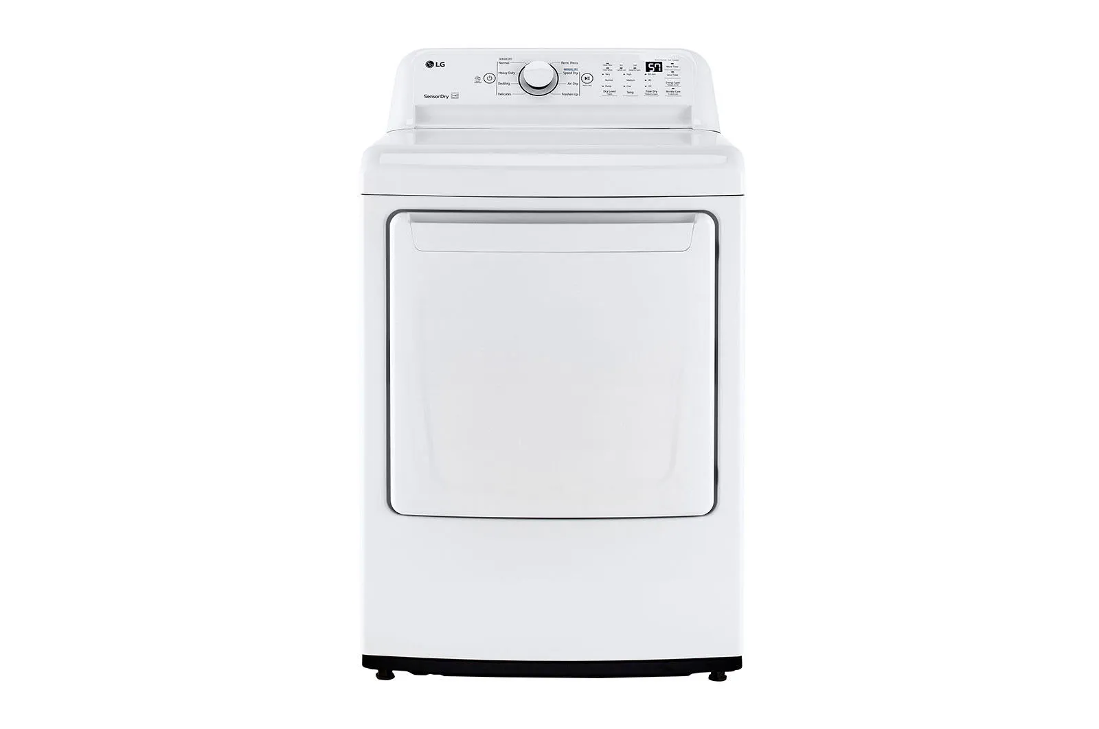Lg DLE7000W 7.3 Cu. Ft. Ultra Large Capacity Top Load Electric Dryer With Sensor Dry Technology
