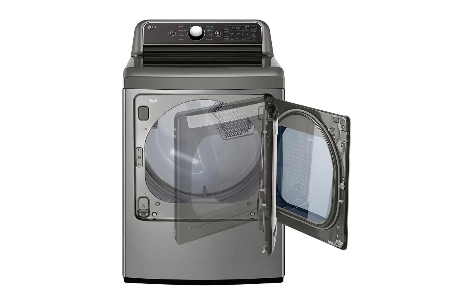 Lg DLE7400VE 7.3 Cu. Ft. Ultra Large Capacity Smart Wi-Fi Enabled Rear Control Electric Dryer With Easyload&#8482; Door