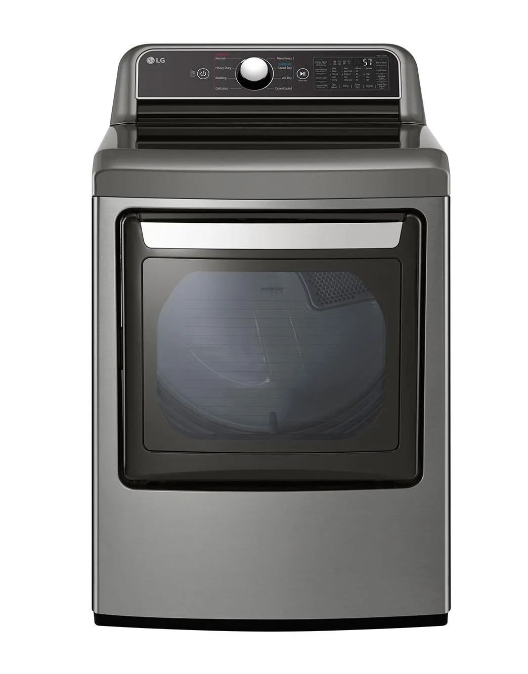 Lg DLE7400VE 7.3 Cu. Ft. Ultra Large Capacity Smart Wi-Fi Enabled Rear Control Electric Dryer With Easyload&#8482; Door