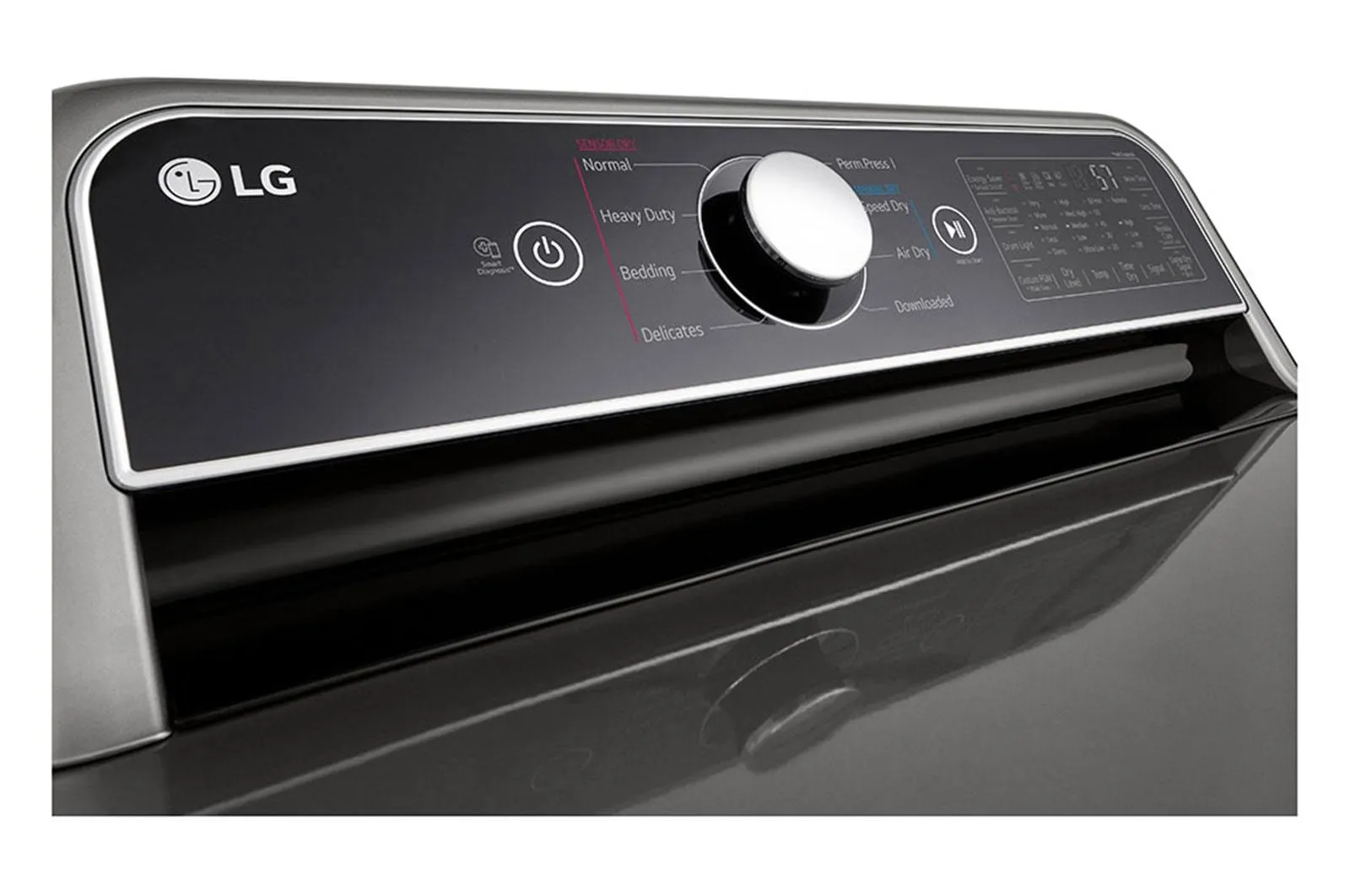 Lg DLE7400VE 7.3 Cu. Ft. Ultra Large Capacity Smart Wi-Fi Enabled Rear Control Electric Dryer With Easyload&#8482; Door
