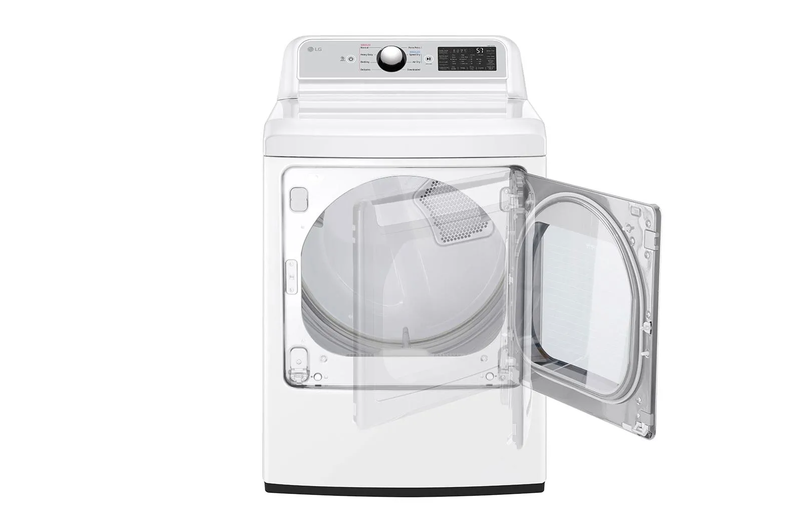 Lg DLE7400WE 7.3 Cu. Ft. Ultra Large Capacity Smart Wi-Fi Enabled Rear Control Electric Dryer With Easyload&#8482; Door