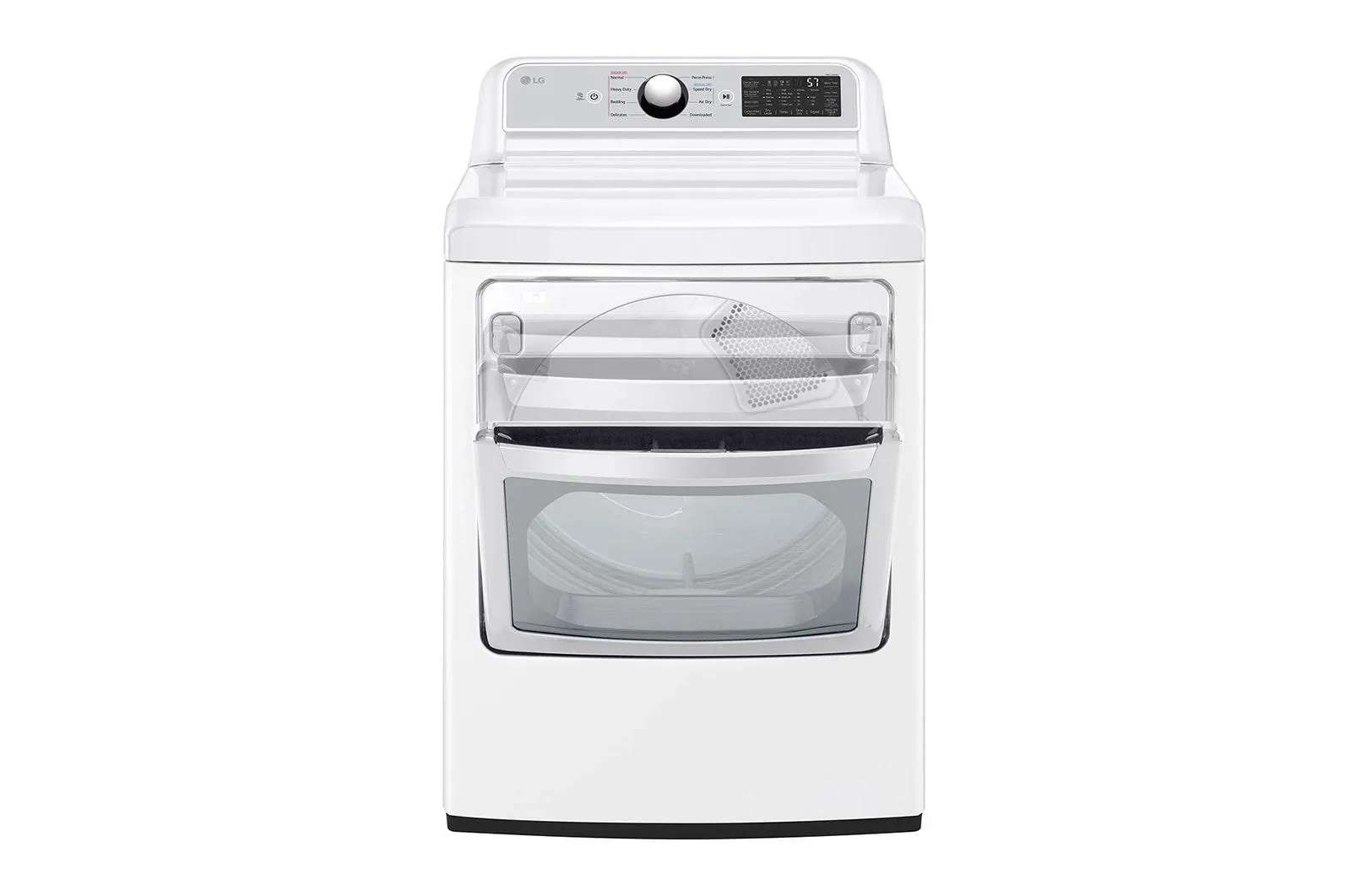 Lg DLE7400WE 7.3 Cu. Ft. Ultra Large Capacity Smart Wi-Fi Enabled Rear Control Electric Dryer With Easyload&#8482; Door