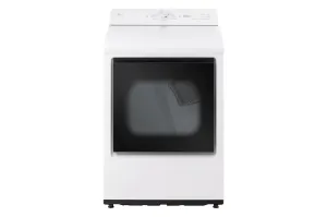 Lg DLE8200W 7.3 Cu. Ft. Ultra Large Capacity Rear Control Electric Dryer With Ai Sensing And Thinq Smart Features