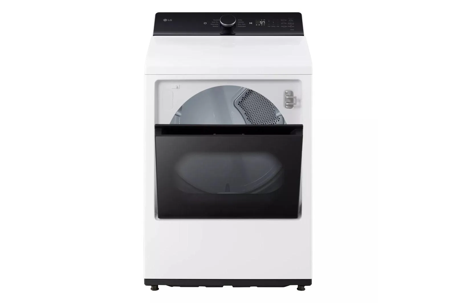 Lg DLE8400WE 7.3 Cu. Ft. Ultra Large Capacity Rear Control Electric Dryer With Lg Easyload&#8482; Door And Ai Sensing