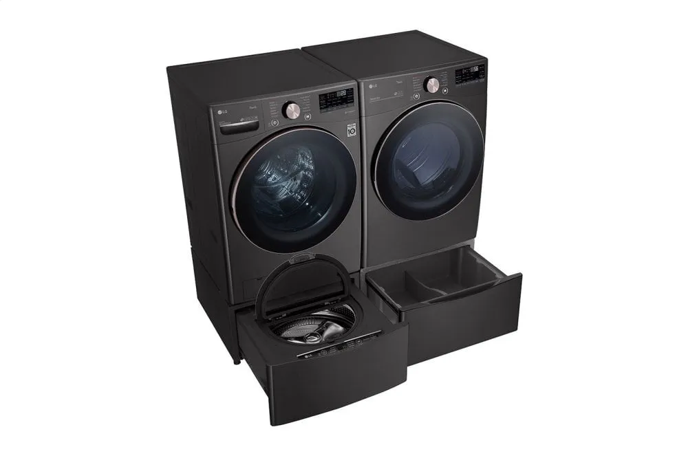 Lg DLEX4000B 7.4 Cu. Ft. Ultra Large Capacity Smart Wi-Fi Enabled Front Load Electric Dryer With Turbosteam&#8482; And Built-In Intelligence