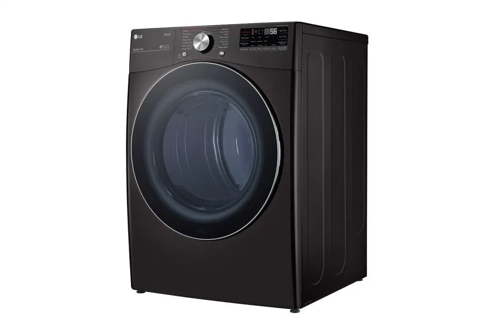 Lg DLEX4200B 7.4 Cu. Ft. Ultra Large Capacity Smart Wi-Fi Enabled Front Load Electric Dryer With Turbosteam&#8482; And Built-In Intelligence