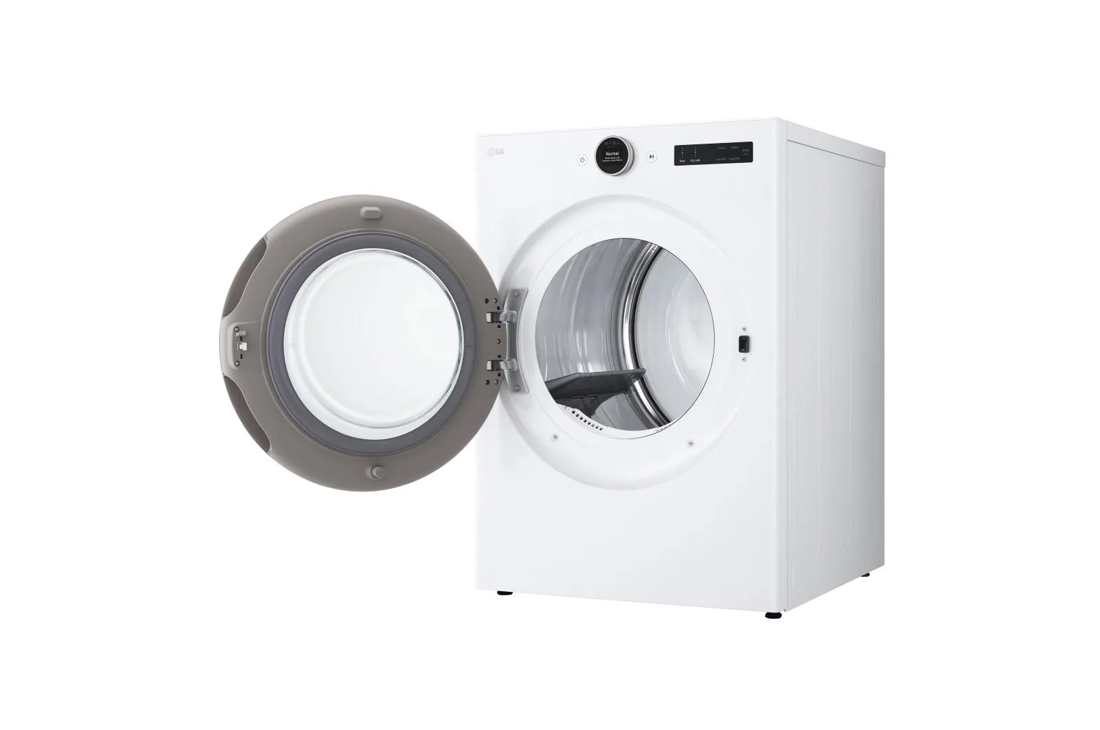 Lg DLEX5500W 7.4 Cu. Ft. Ultra Large Capacity Smart Front Load Electric Energy Star Dryer With Sensor Dry & Steam Technology