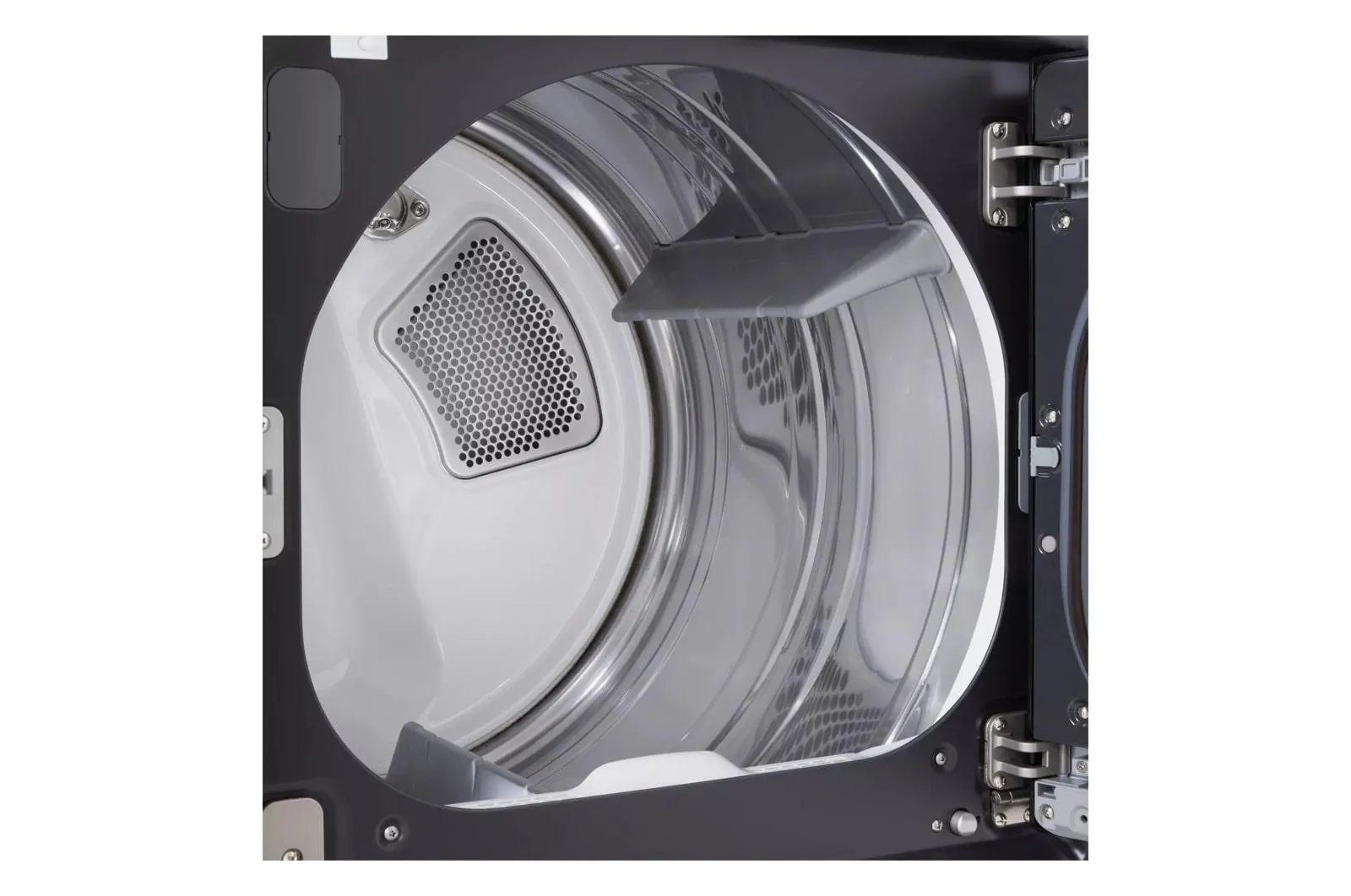 Lg DLEX8600BE 7.3 Cu. Ft. Ultra Large Capacity Rear Control Electric Dryer With Lg Easyload&#8482; Door. Ai Sensing And Turbosteam&#8482;