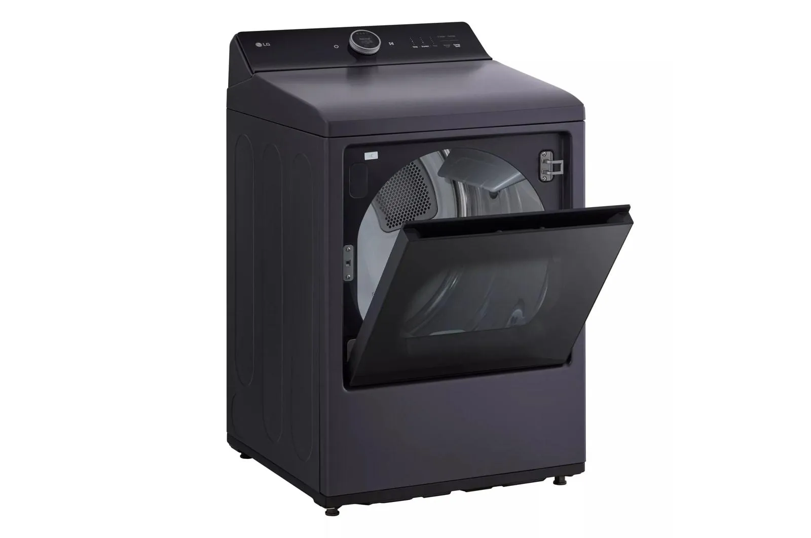 Lg DLEX8600BE 7.3 Cu. Ft. Ultra Large Capacity Rear Control Electric Dryer With Lg Easyload&#8482; Door. Ai Sensing And Turbosteam&#8482;