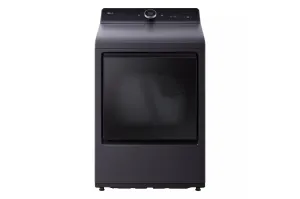 Lg DLEX8600BE 7.3 Cu. Ft. Ultra Large Capacity Rear Control Electric Dryer With Lg Easyload&#8482; Door. Ai Sensing And Turbosteam&#8482;
