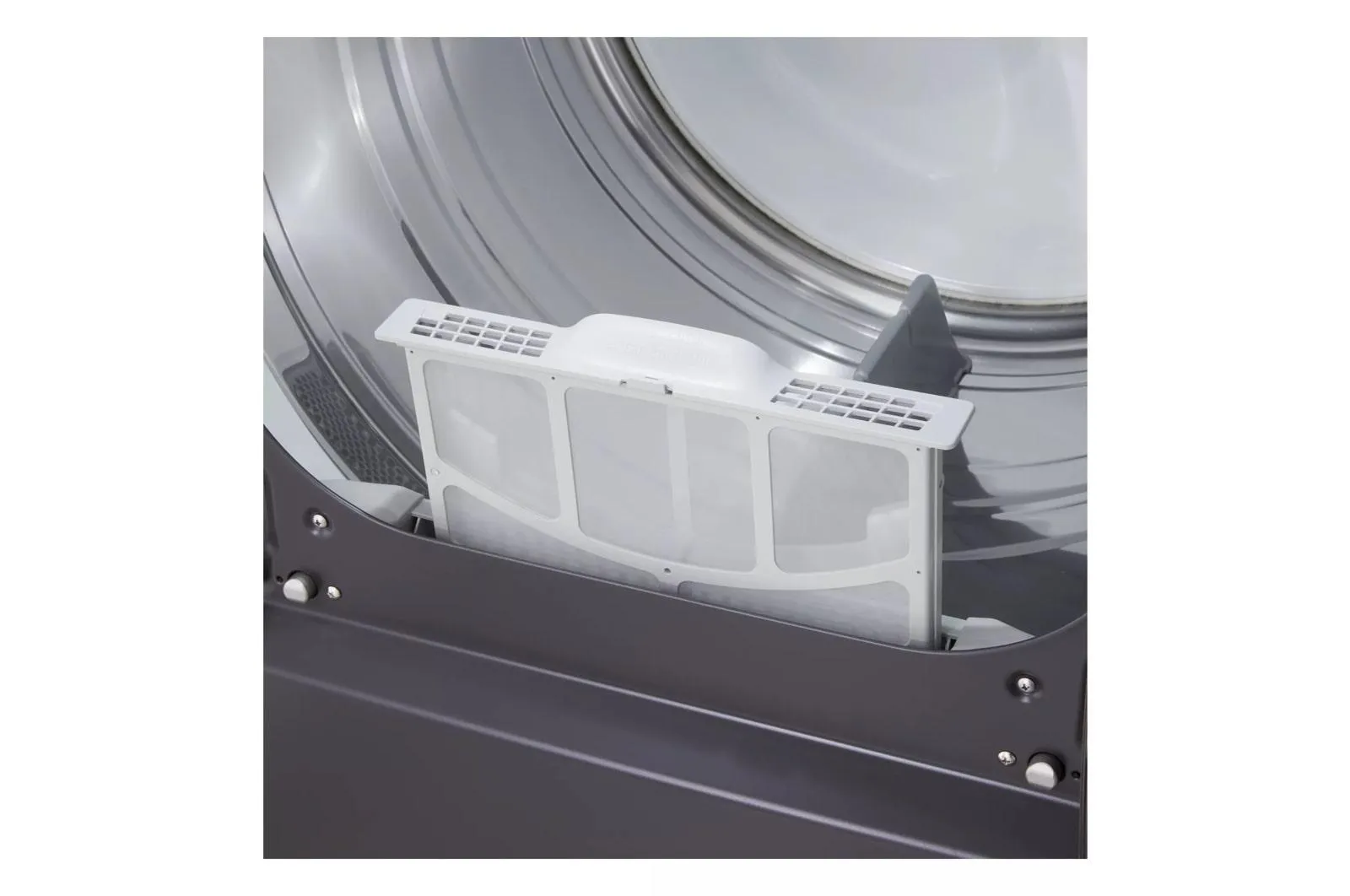 Lg DLEX8600BE 7.3 Cu. Ft. Ultra Large Capacity Rear Control Electric Dryer With Lg Easyload&#8482; Door. Ai Sensing And Turbosteam&#8482;