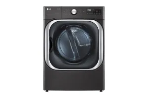 Lg DLEX8900B 9.0 Cu. Ft. Mega Capacity Smart Wi-Fi Enabled Front Load Electric Dryer With Turbosteam&#8482; And Built-In Intelligence