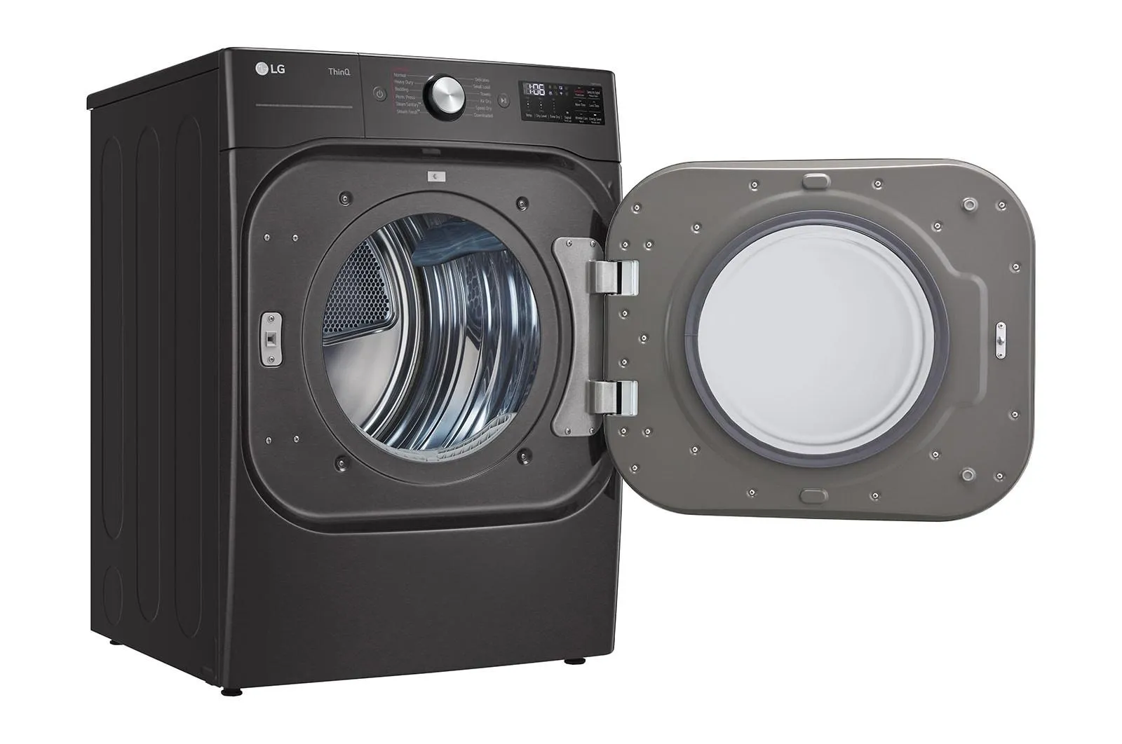 Lg DLEX8900B 9.0 Cu. Ft. Mega Capacity Smart Wi-Fi Enabled Front Load Electric Dryer With Turbosteam&#8482; And Built-In Intelligence