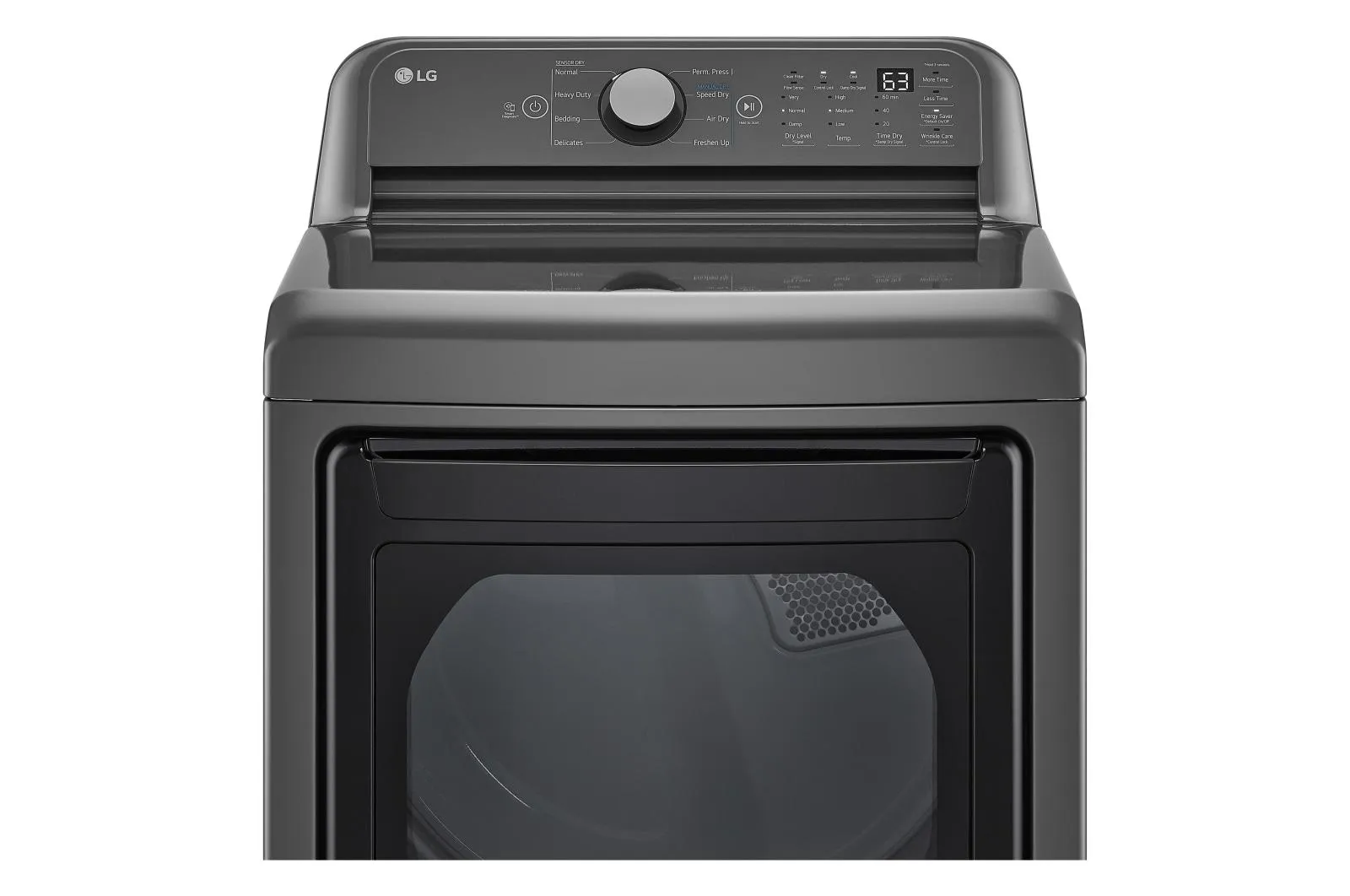 Lg DLG7151M 7.3 Cu. Ft. Top Load Energy Star Gas Dryer With Sensor Dry. Flowsense & Clean Filter Indicators