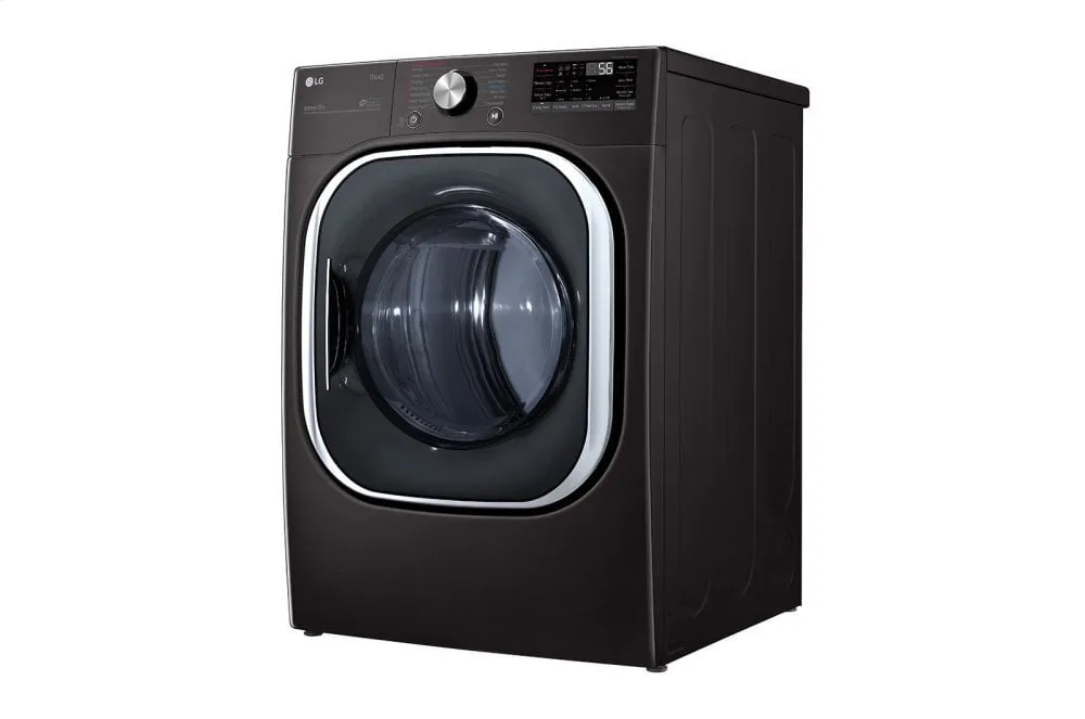 Lg DLGX4501B 7.4 Cu. Ft. Ultra Large Capacity Smart Wi-Fi Enabled Front Load Gas Dryer With Turbosteam&#8482; And Built-In Intelligence