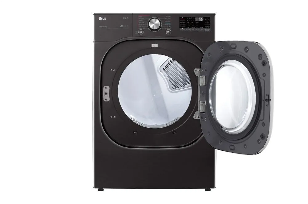 Lg DLGX4501B 7.4 Cu. Ft. Ultra Large Capacity Smart Wi-Fi Enabled Front Load Gas Dryer With Turbosteam&#8482; And Built-In Intelligence
