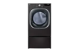 Lg DLGX4501B 7.4 Cu. Ft. Ultra Large Capacity Smart Wi-Fi Enabled Front Load Gas Dryer With Turbosteam&#8482; And Built-In Intelligence