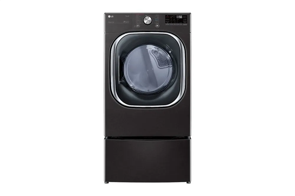 Lg DLGX4501B 7.4 Cu. Ft. Ultra Large Capacity Smart Wi-Fi Enabled Front Load Gas Dryer With Turbosteam&#8482; And Built-In Intelligence