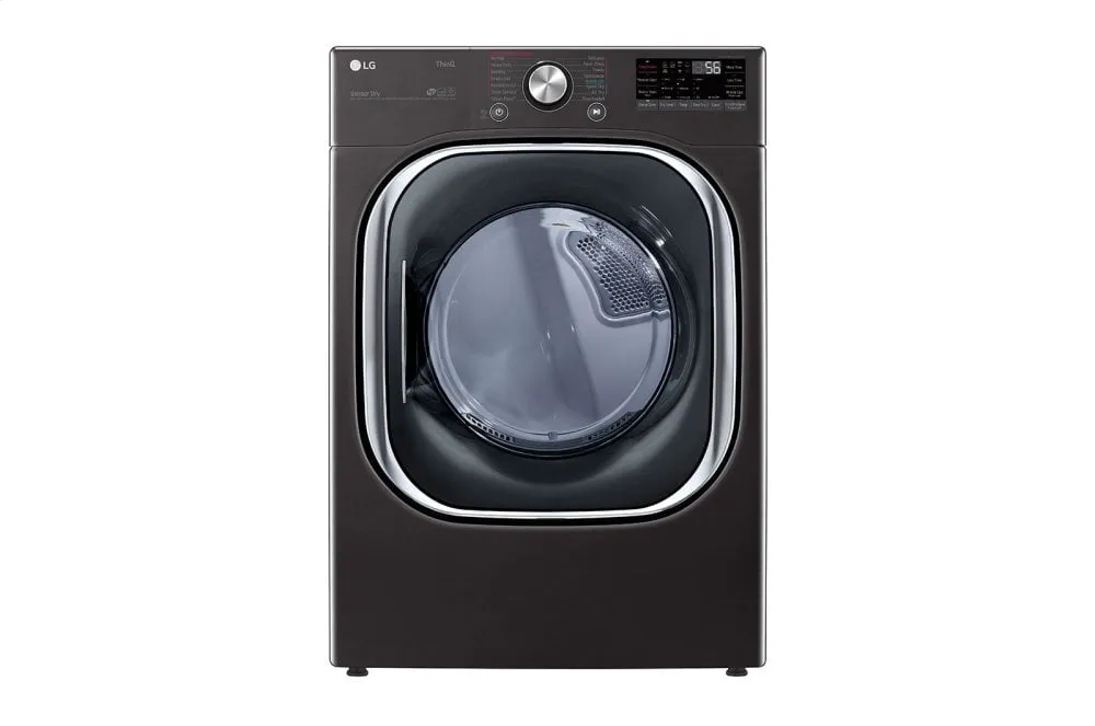 Lg DLGX4501B 7.4 Cu. Ft. Ultra Large Capacity Smart Wi-Fi Enabled Front Load Gas Dryer With Turbosteam&#8482; And Built-In Intelligence