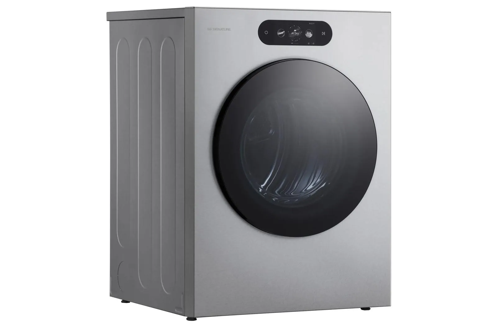Lg DLGX9901S Lg Signature 9.0 Cu. Ft. Mega Capacity Smart Front Load Gas Dryer With Built-In Intelligence. Turbosteam And Touch Lcd Control