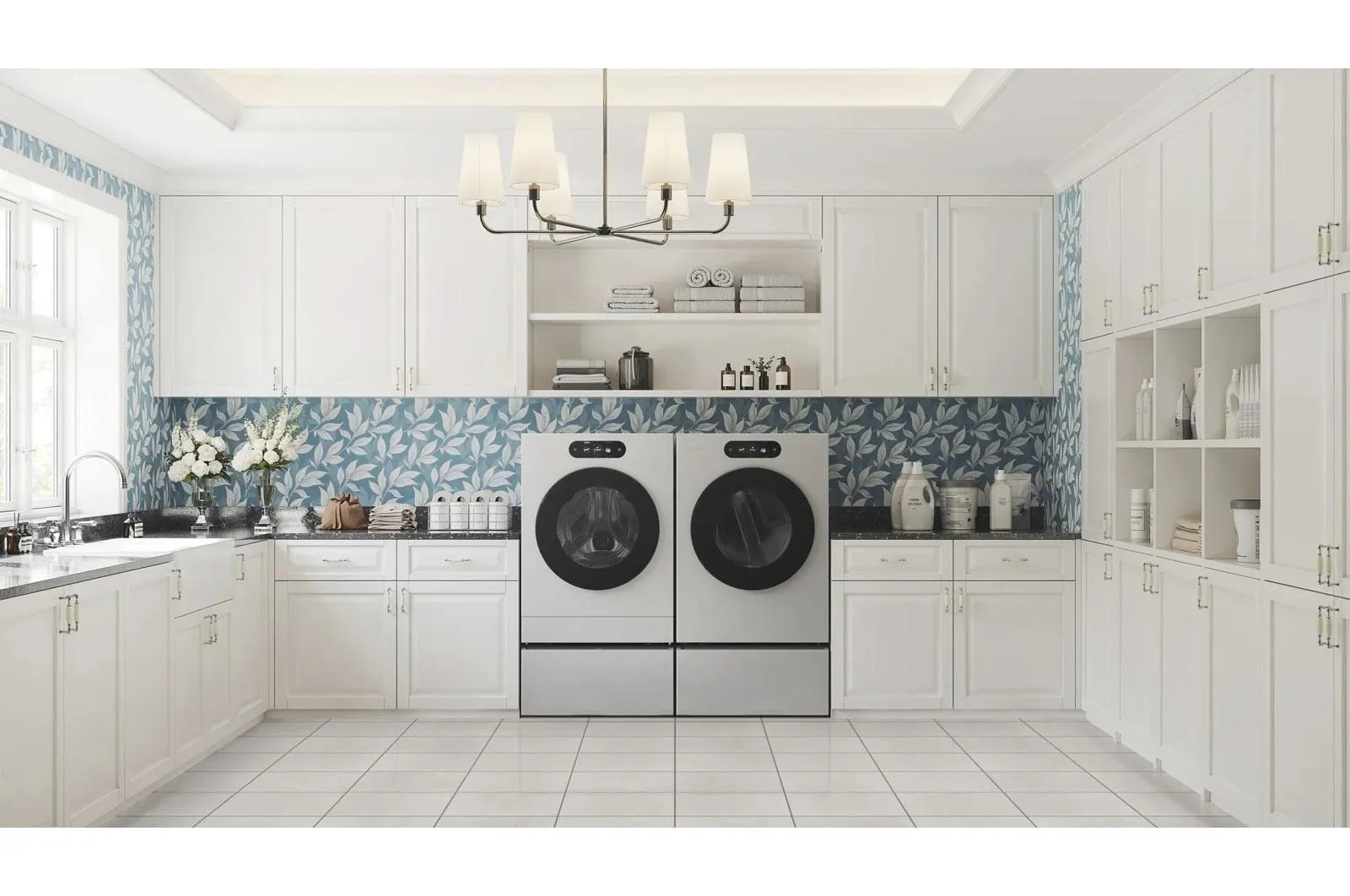Lg DLGX9901S Lg Signature 9.0 Cu. Ft. Mega Capacity Smart Front Load Gas Dryer With Built-In Intelligence. Turbosteam And Touch Lcd Control