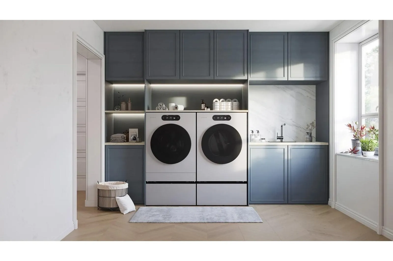 Lg DLGX9901S Lg Signature 9.0 Cu. Ft. Mega Capacity Smart Front Load Gas Dryer With Built-In Intelligence. Turbosteam And Touch Lcd Control