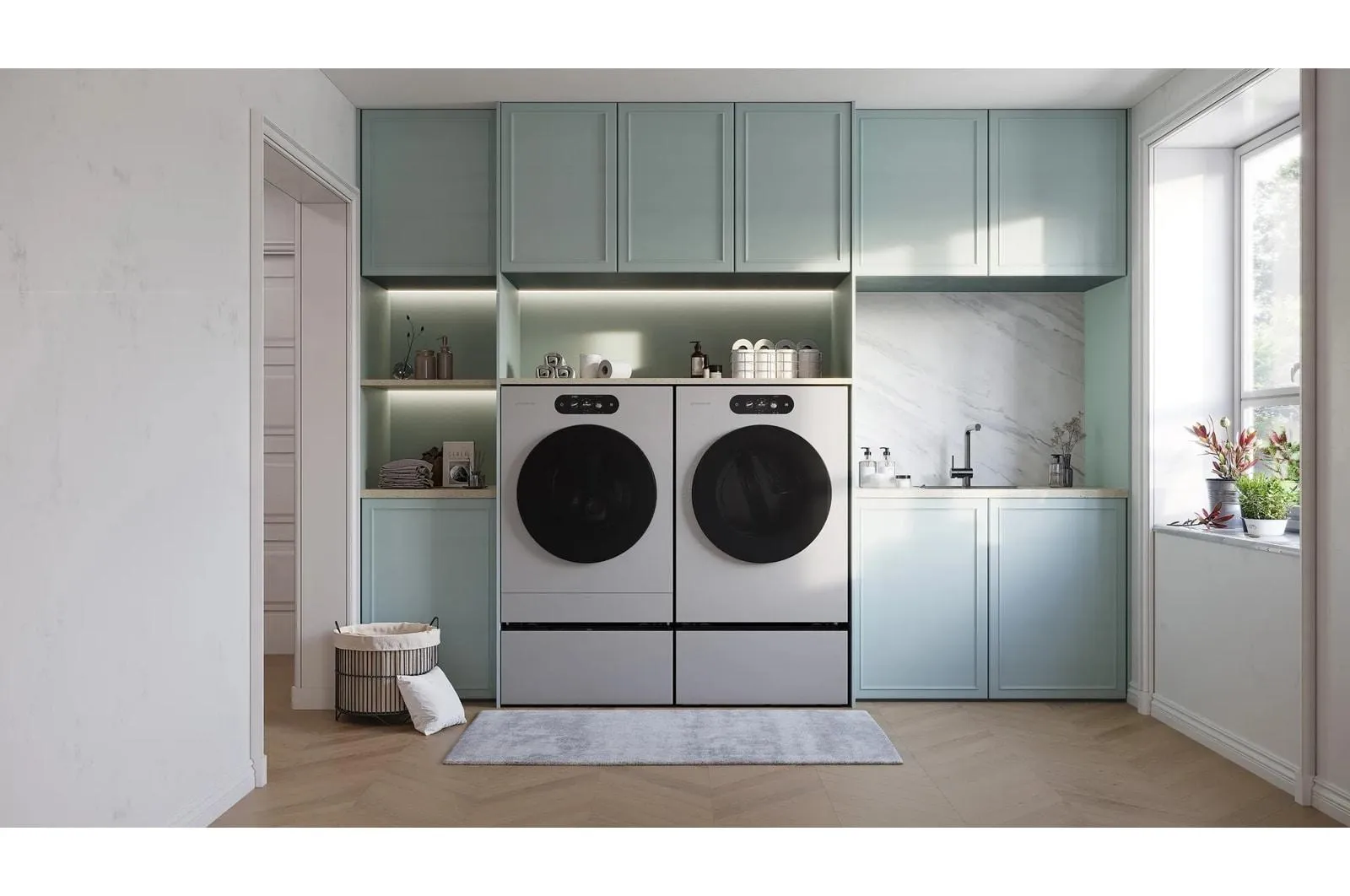 Lg DLGX9901S Lg Signature 9.0 Cu. Ft. Mega Capacity Smart Front Load Gas Dryer With Built-In Intelligence. Turbosteam And Touch Lcd Control