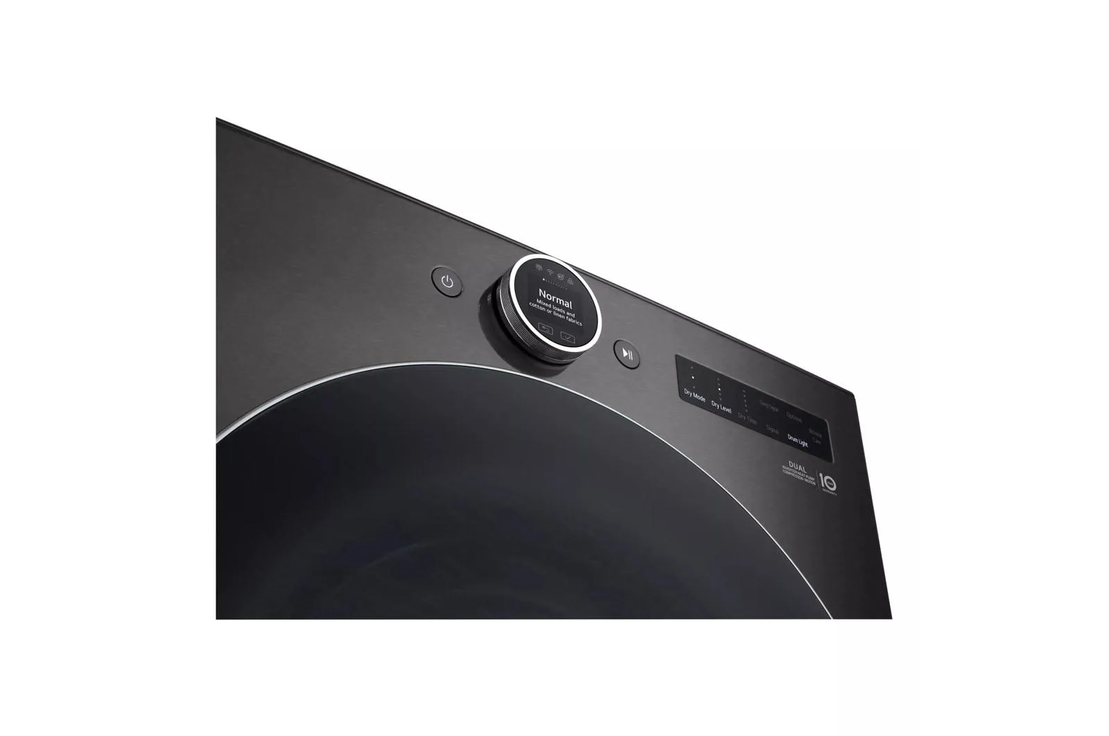 Lg DLHC5502B 7.8 Cu. Ft. Mega Capacity Smart Front Load Dryer With Dual Inverter Heatpump&#8482; Technology And Inverter Direct Drive Motor System